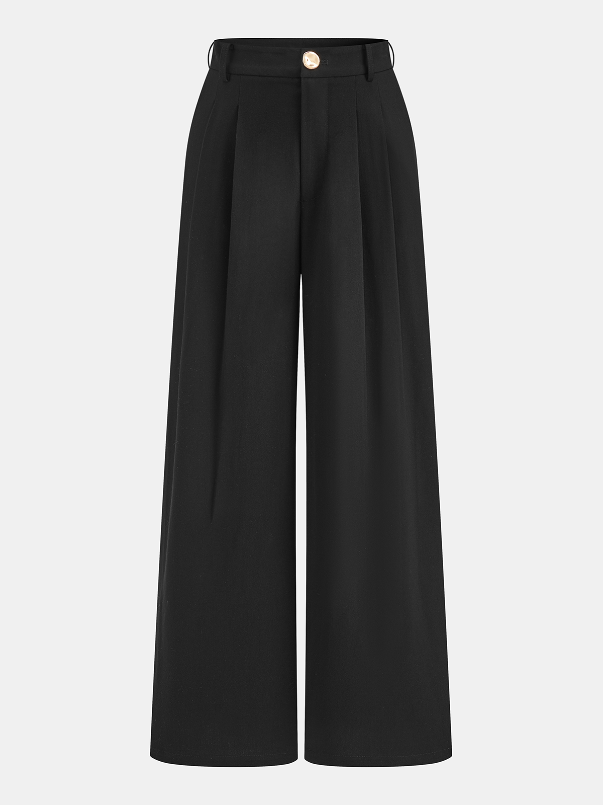 Sleeveless Ruched Top & Pleated Pants Set for Women's Fashion