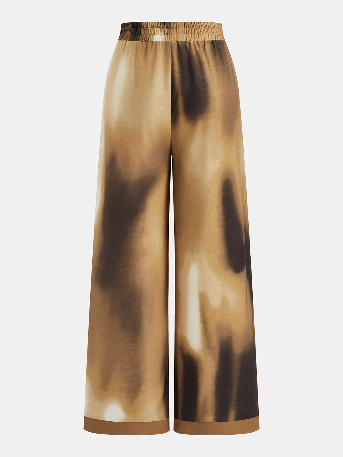 Tie-Dye Shirt & Wide-Leg Pants Set for Casual Summer Wear