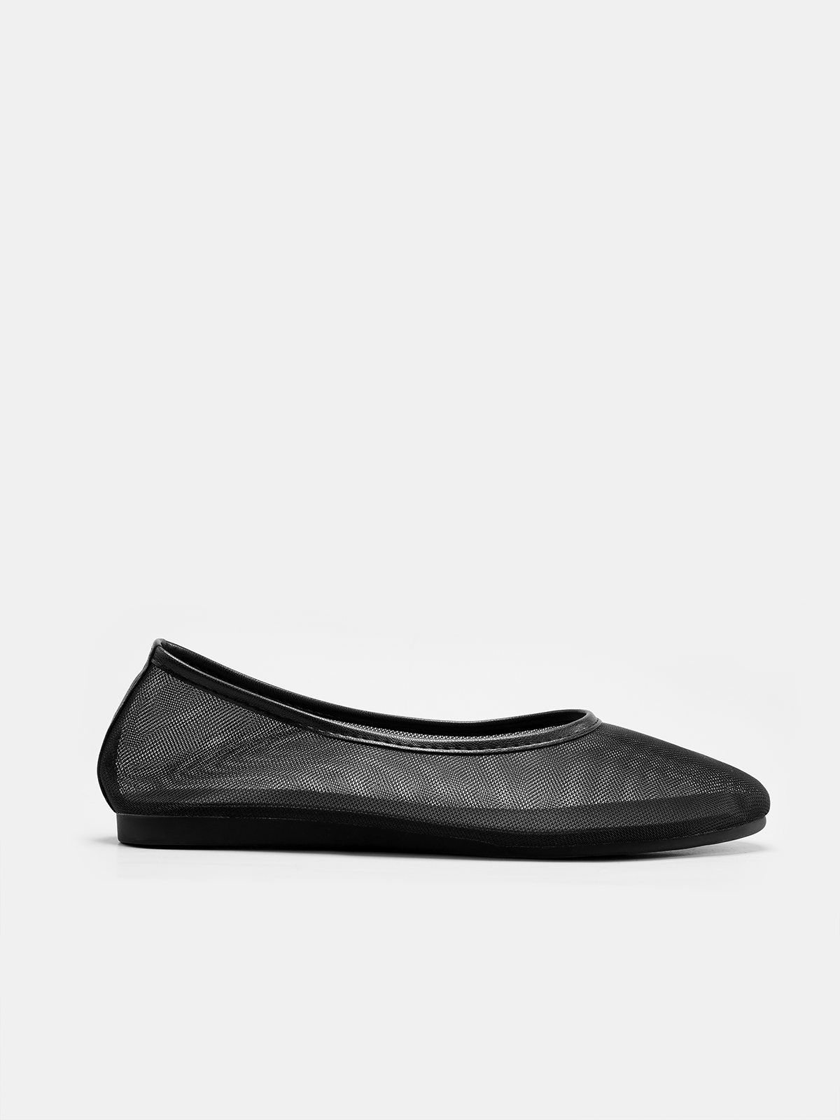 Mesh Round Toe Ballet Flats Comfortable Slip-On Design for Women