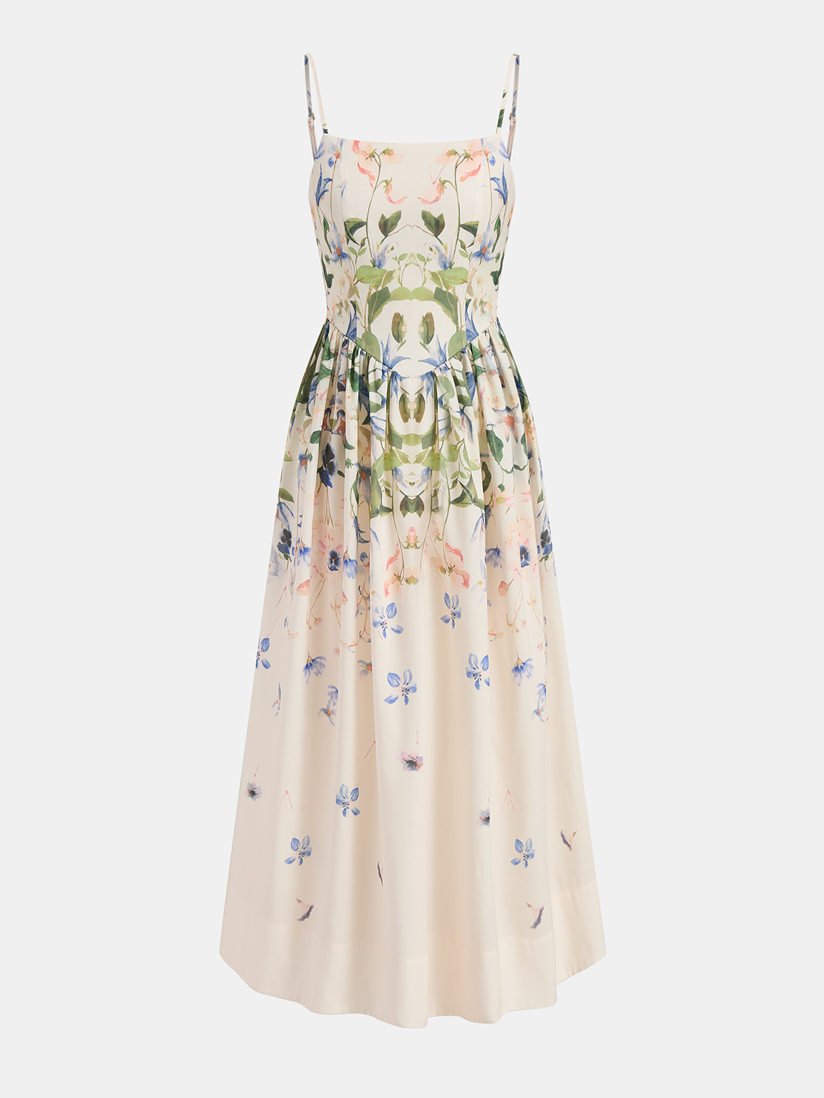 Floral Print Cami Maxi Dress for Summer Beach Weddings