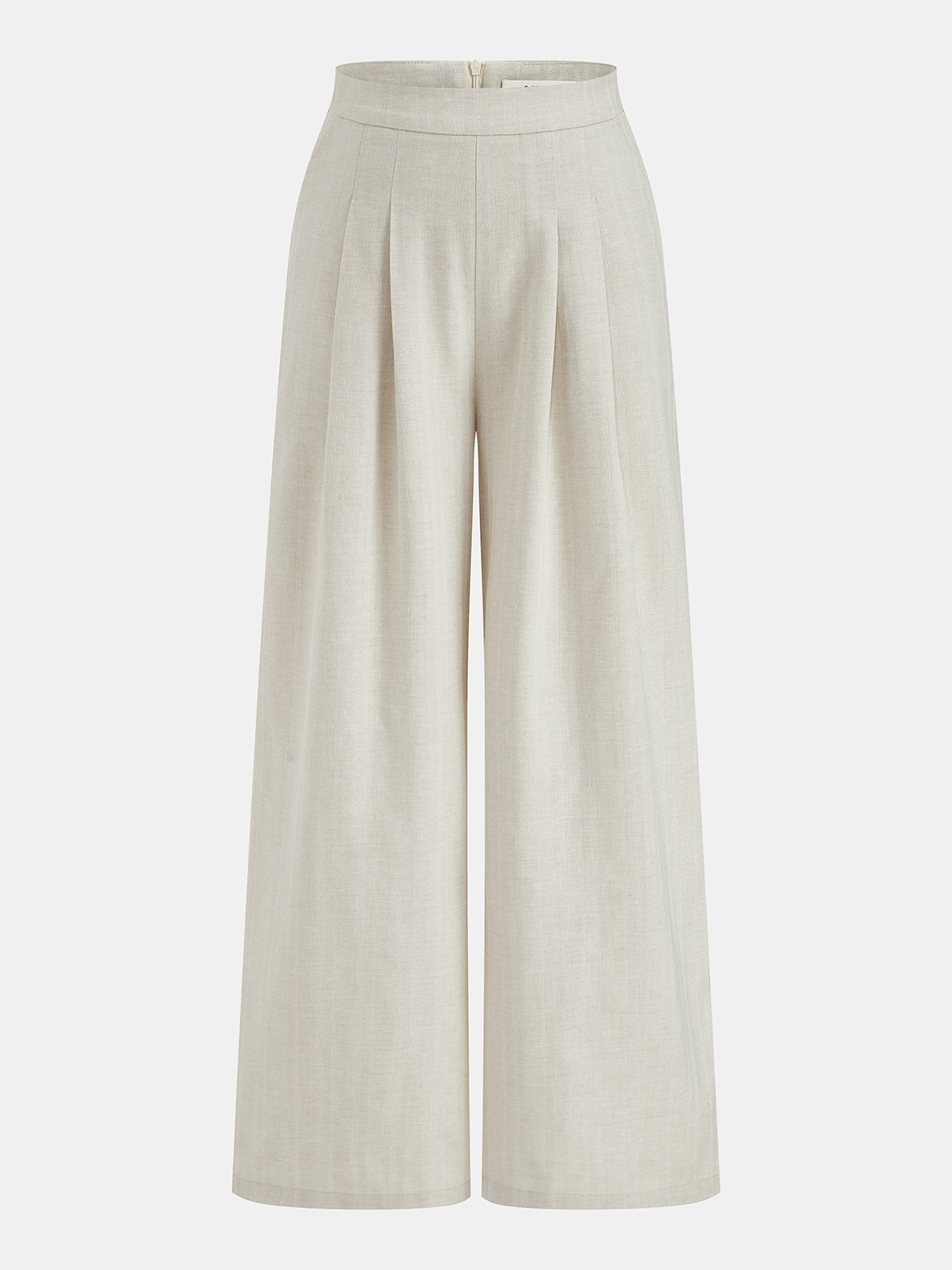 Cotton Linen Sleeveless Top & Pleated Pants Set for Women Casual Comfort