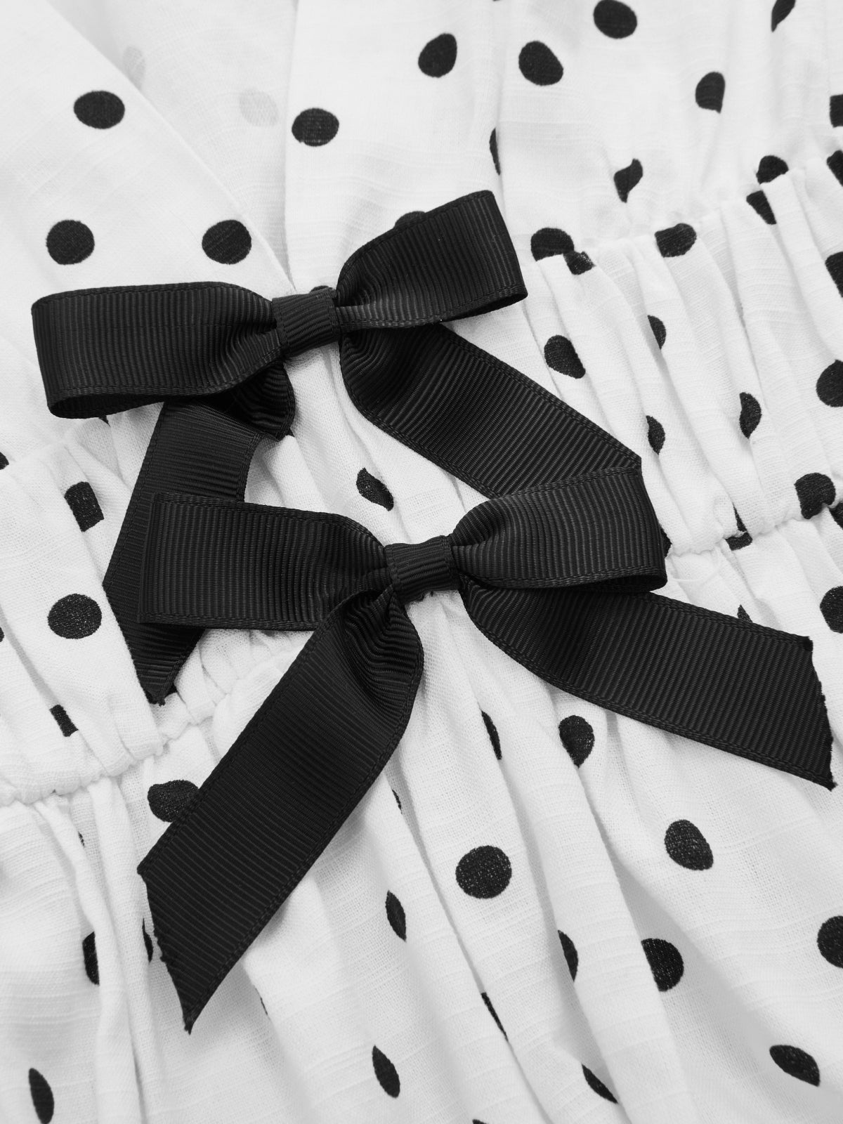 Polka Dot Bow Sleeveless Peplum Top for Women Summer Casual