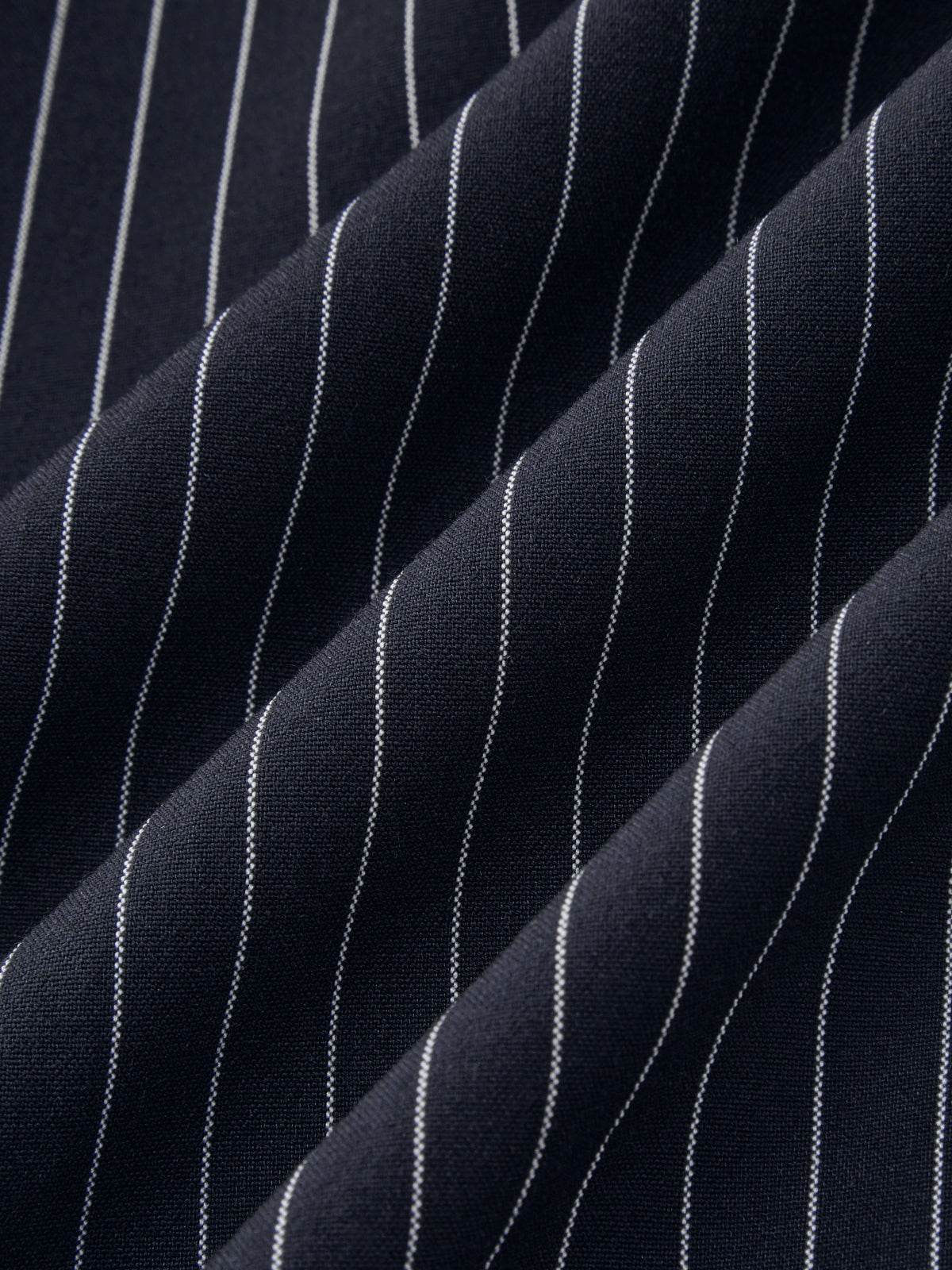 Pinstripe Wrap Tie Top & Wide-Leg Pants Set for Women in Classic Style
