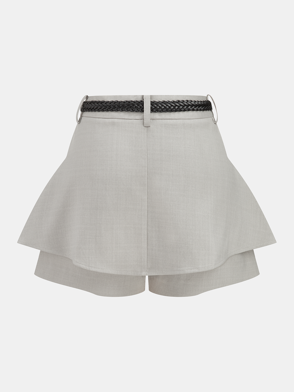 Belted High Waisted Flared Shorts Women's Summer Fashion Essentials
