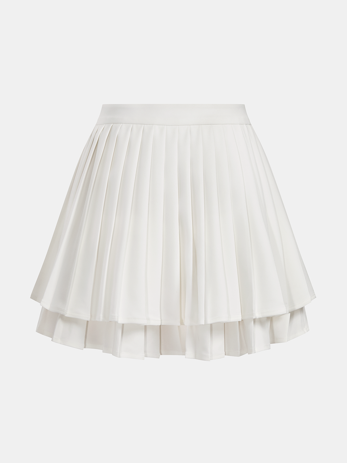 Strapless Top & Layered Pleated Skirt Set for Elegant Evening Wear