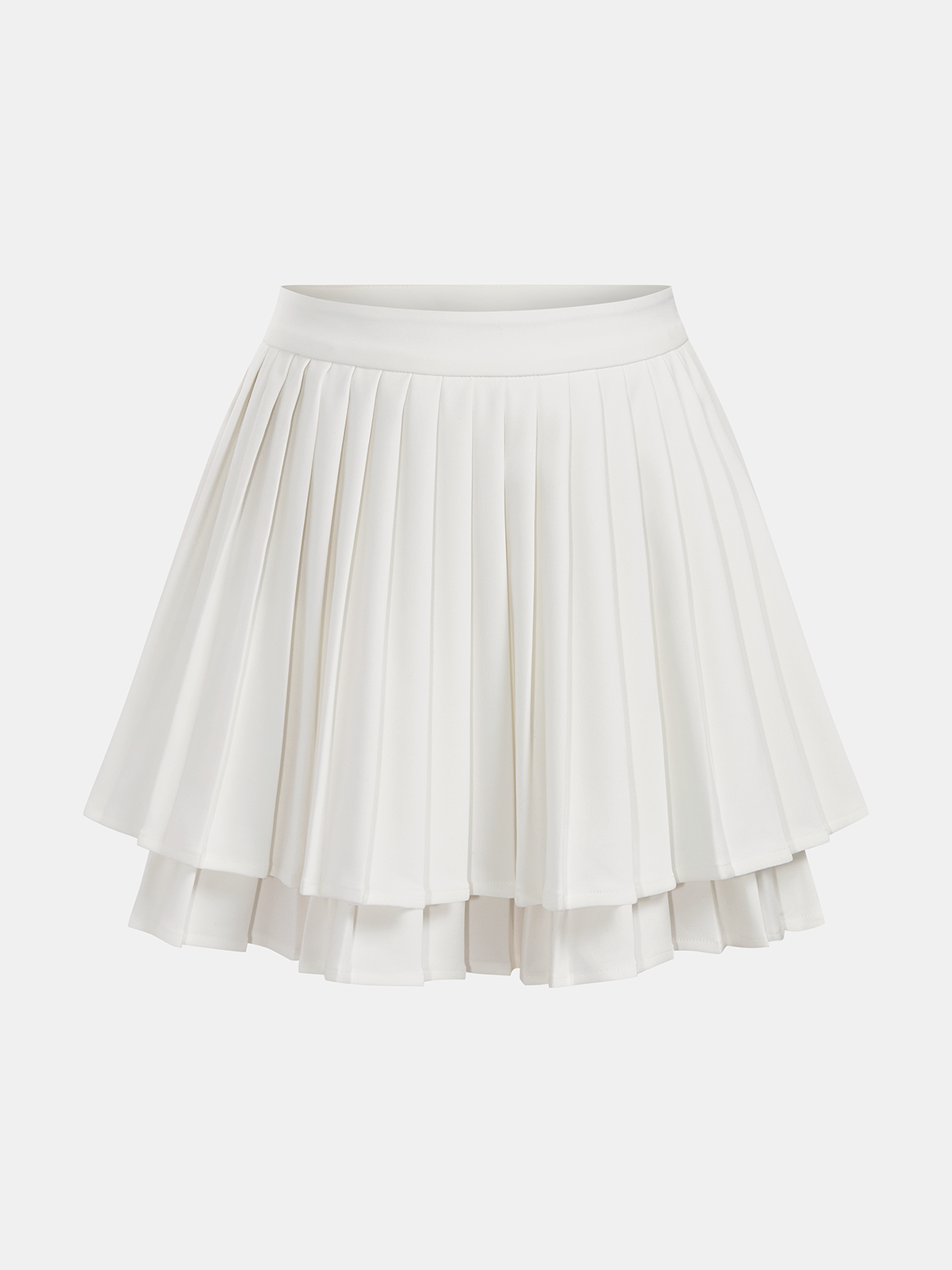Strapless Top & Layered Pleated Skirt Set for Elegant Evening Wear