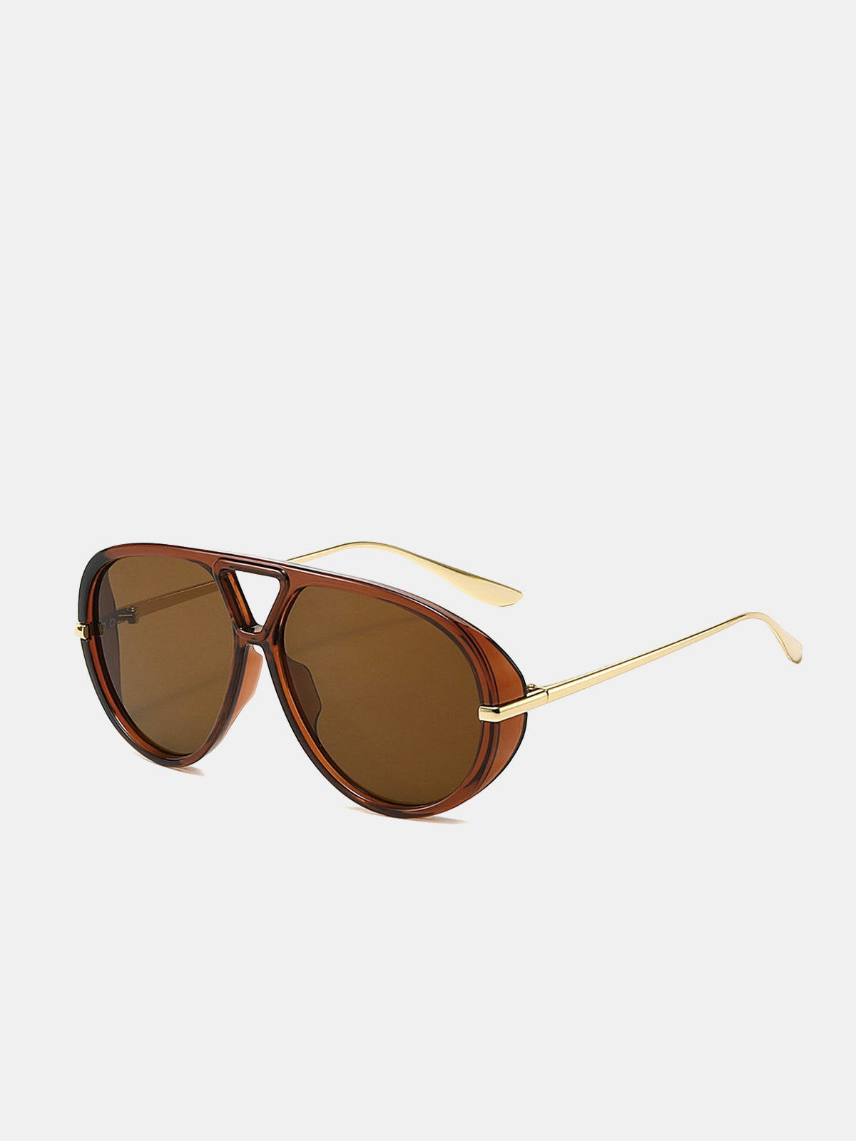 Metal Arm Aviator Sunglasses for Men and Women UV Protection
