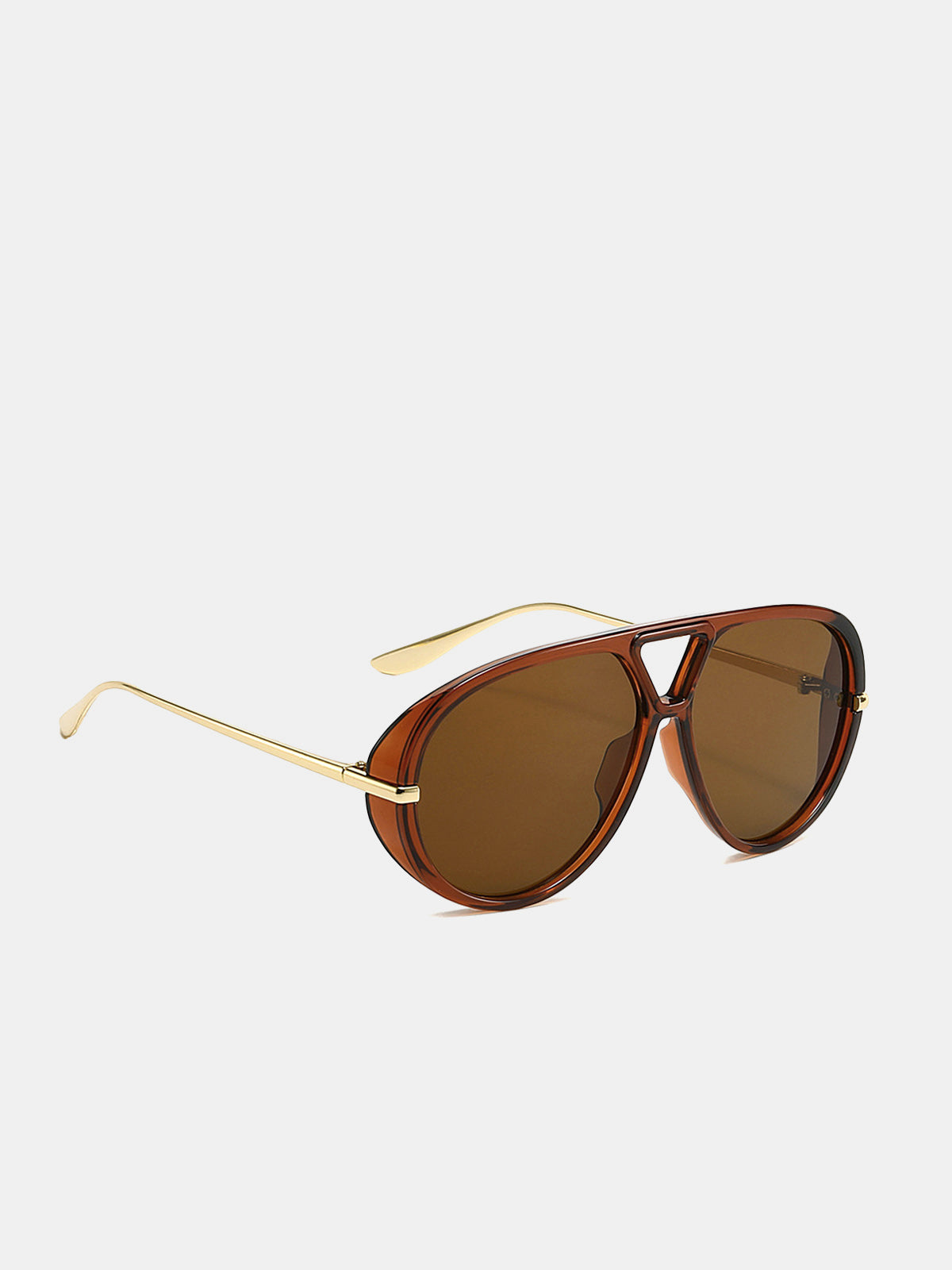 Metal Arm Aviator Sunglasses for Men and Women UV Protection