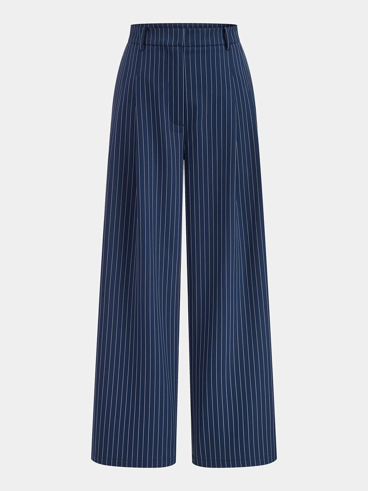 One-Shoulder Striped Top & Pants Set for Elegant Evening Wear