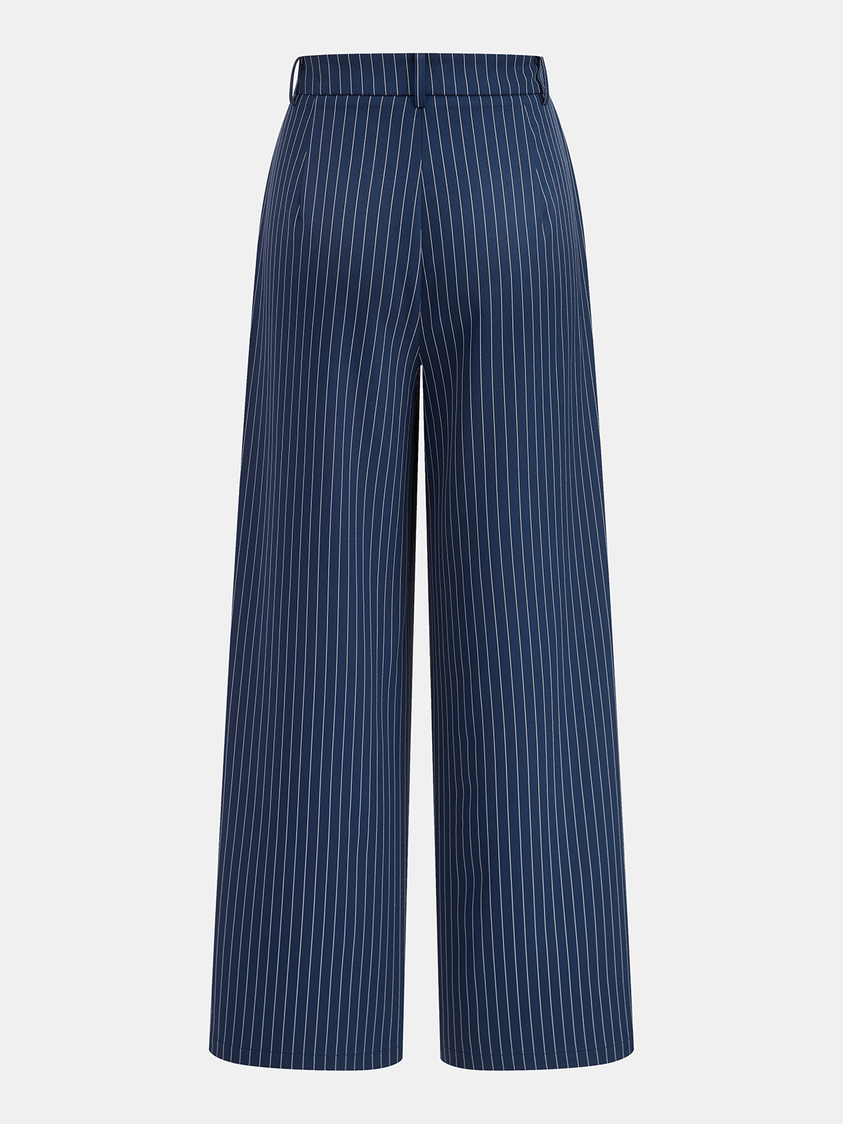 One-Shoulder Striped Top & Pants Set for Elegant Evening Wear