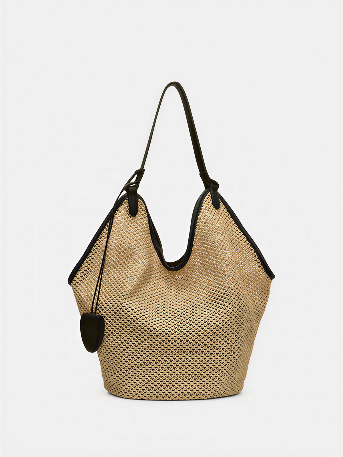 Straw Woven Large Capacity Hobo Tote Bag for Women, Summer Beach Style