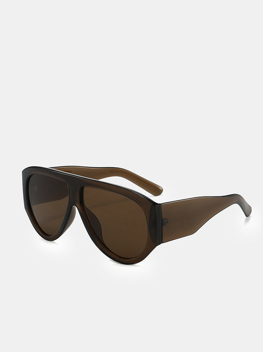 Trendy Oversized Shield Sunglasses Unisex UV Protection Fashion