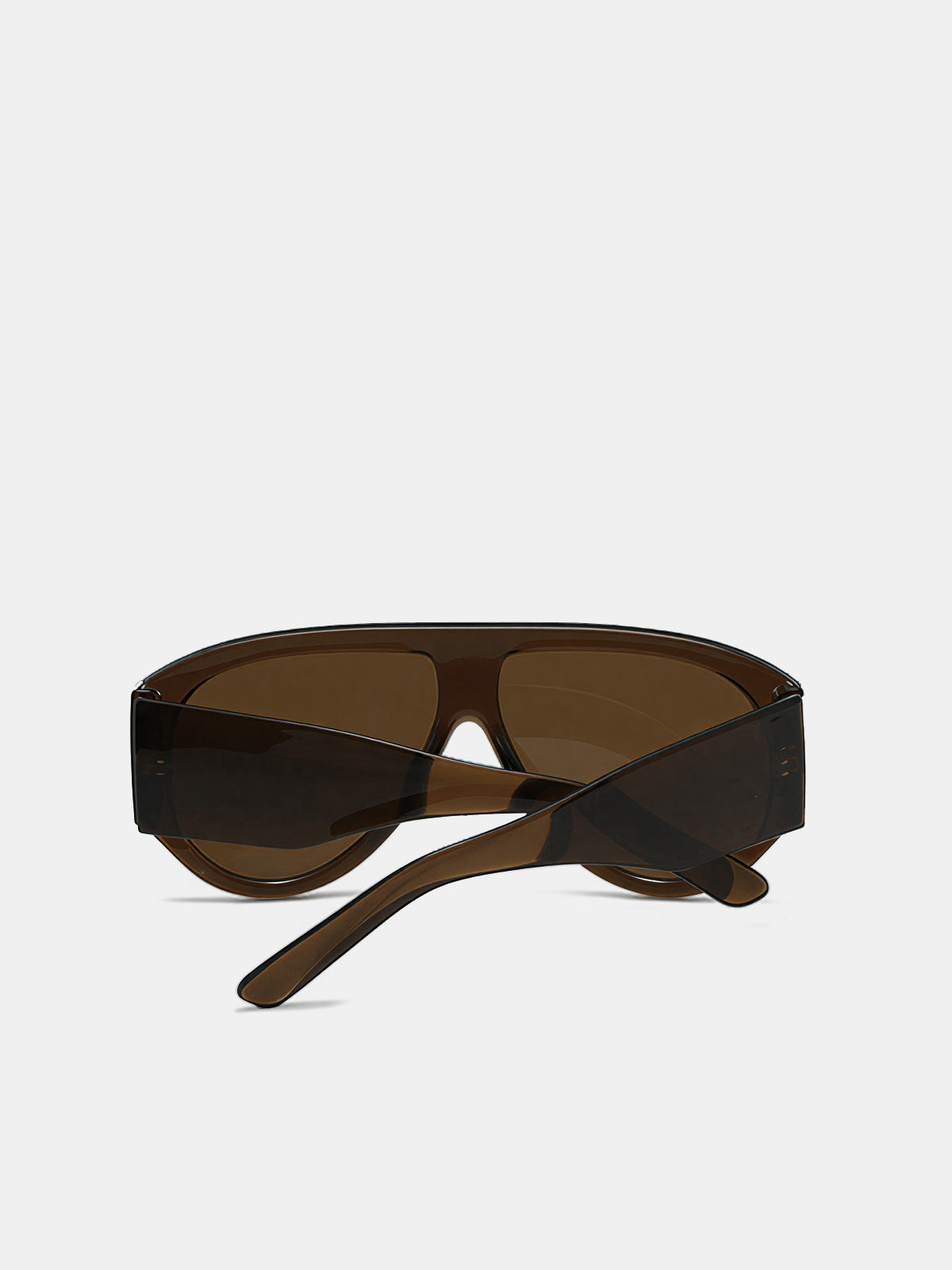 Trendy Oversized Shield Sunglasses Unisex UV Protection Fashion
