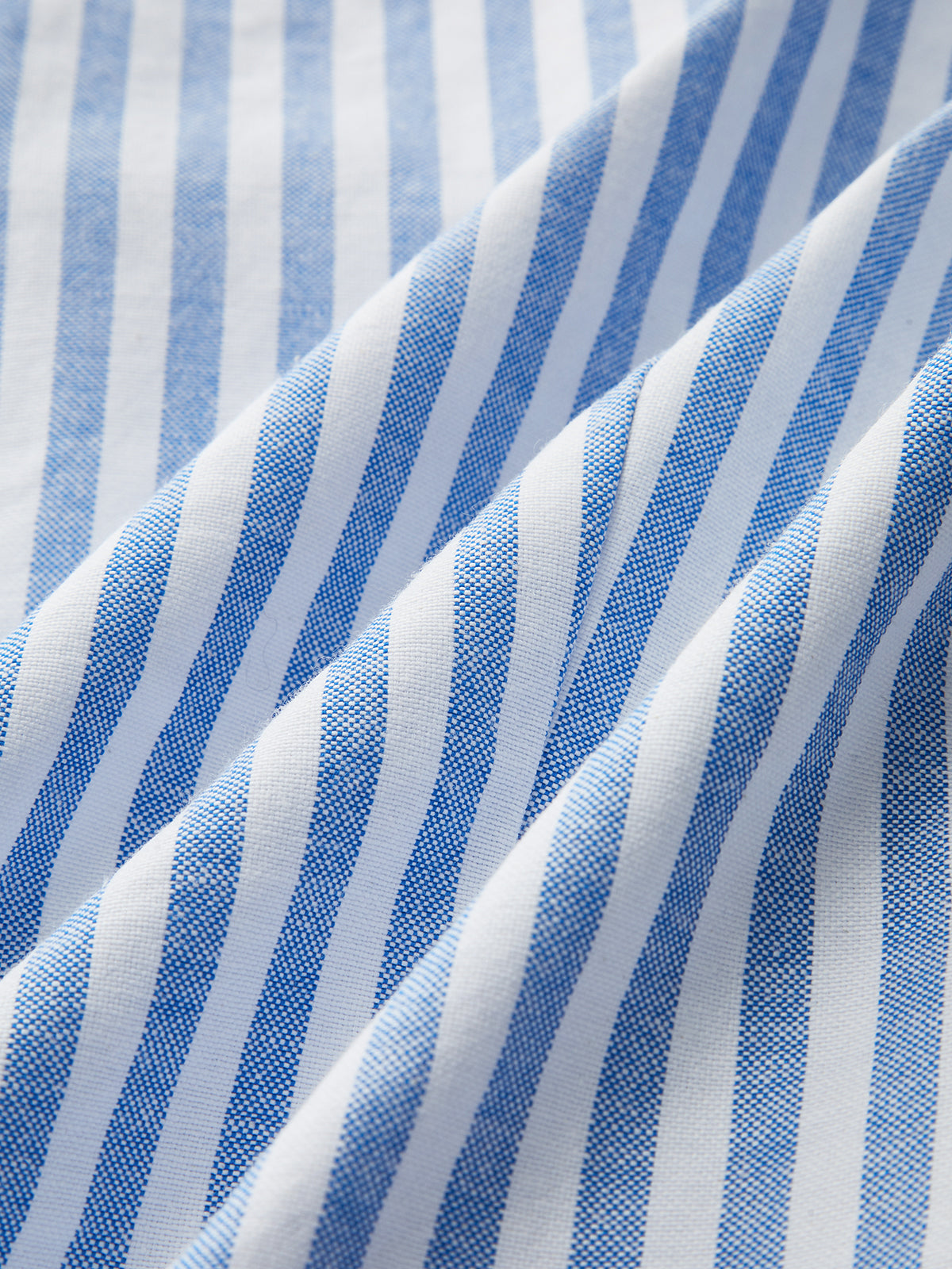 Striped Cotton Blend Cropped Shirt for Women Casual Summer Wear
