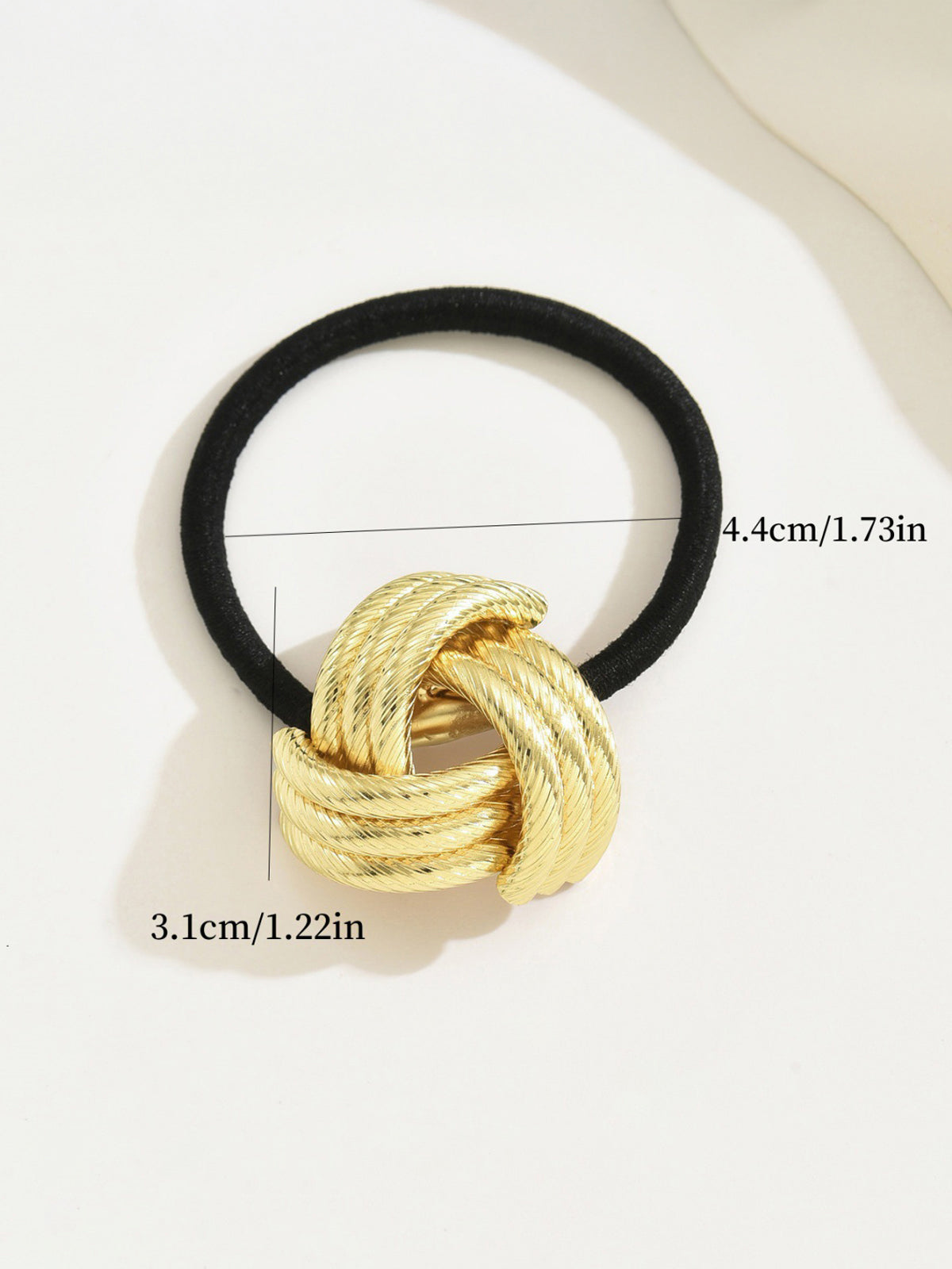 Knotted Decorative Ponytail Hair Tie for Women Stylish Accessory