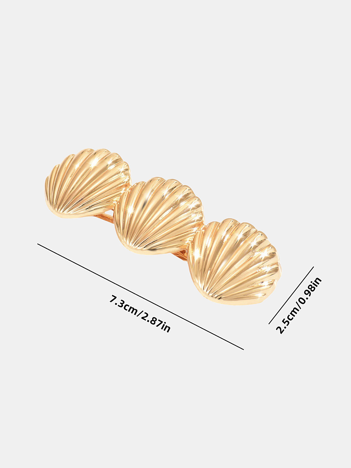 Shell Shaped Hair Clip for Elegant Bridal Hairstyles