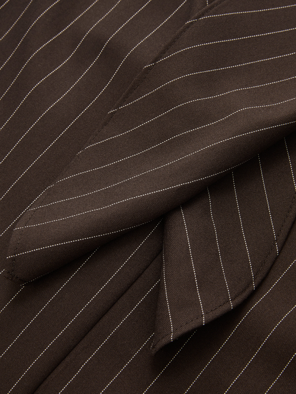 Pinstripe Sleeveless Tie-Waist Shirt Dress with Button Front Detail