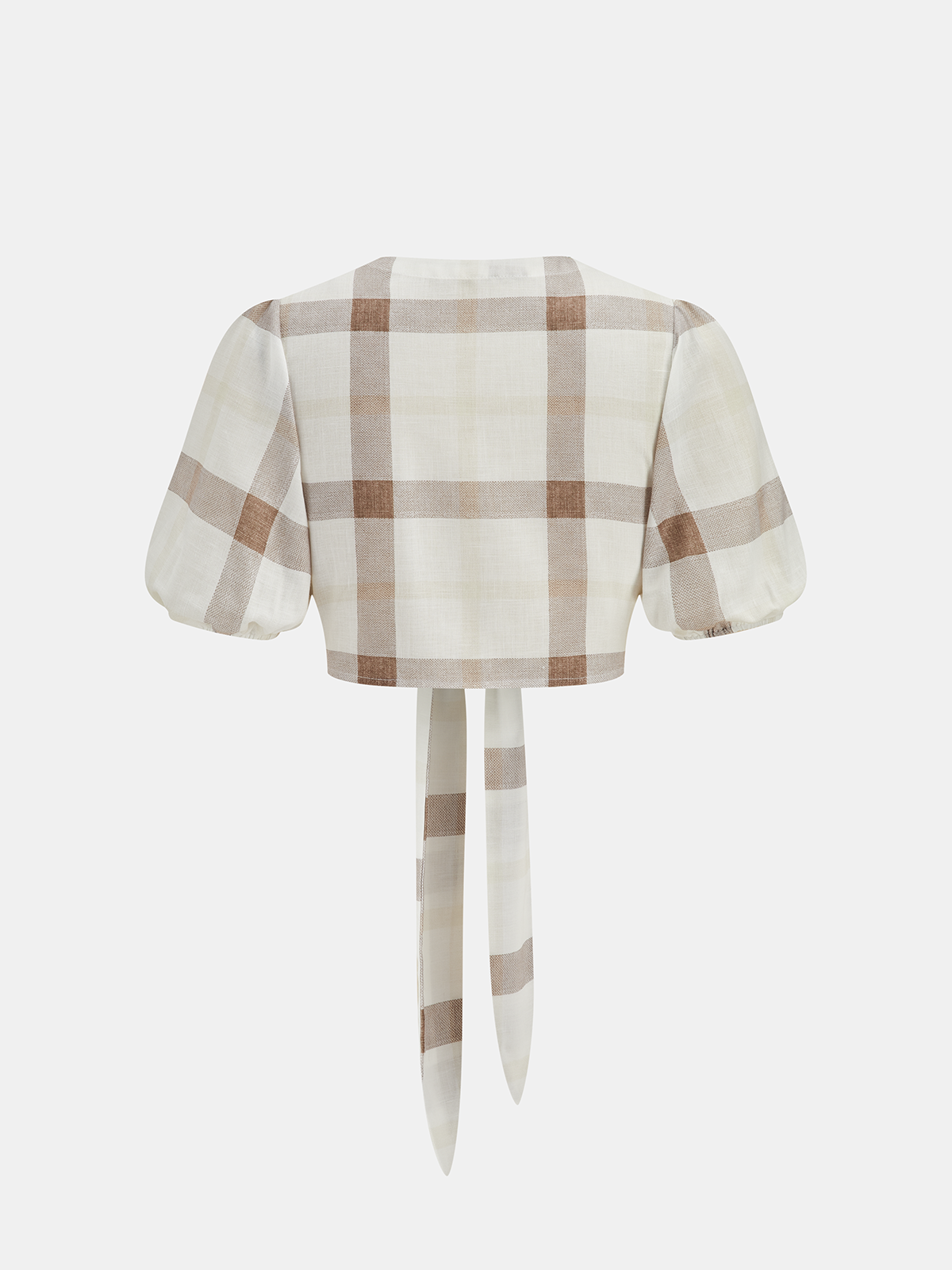 Plaid Tie-Front Crop Top & Maxi Skirt Set for Women Summer Casual