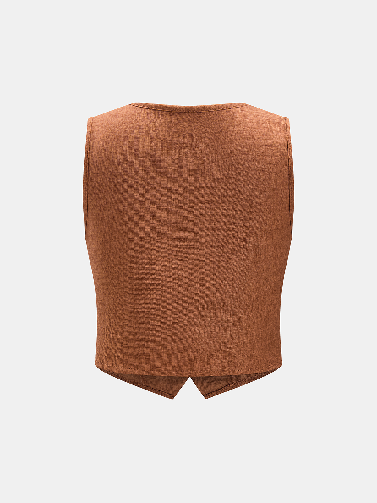Buttoned Vest & Pleated Wide Leg Pants Set for Women, Stylish Office Wear