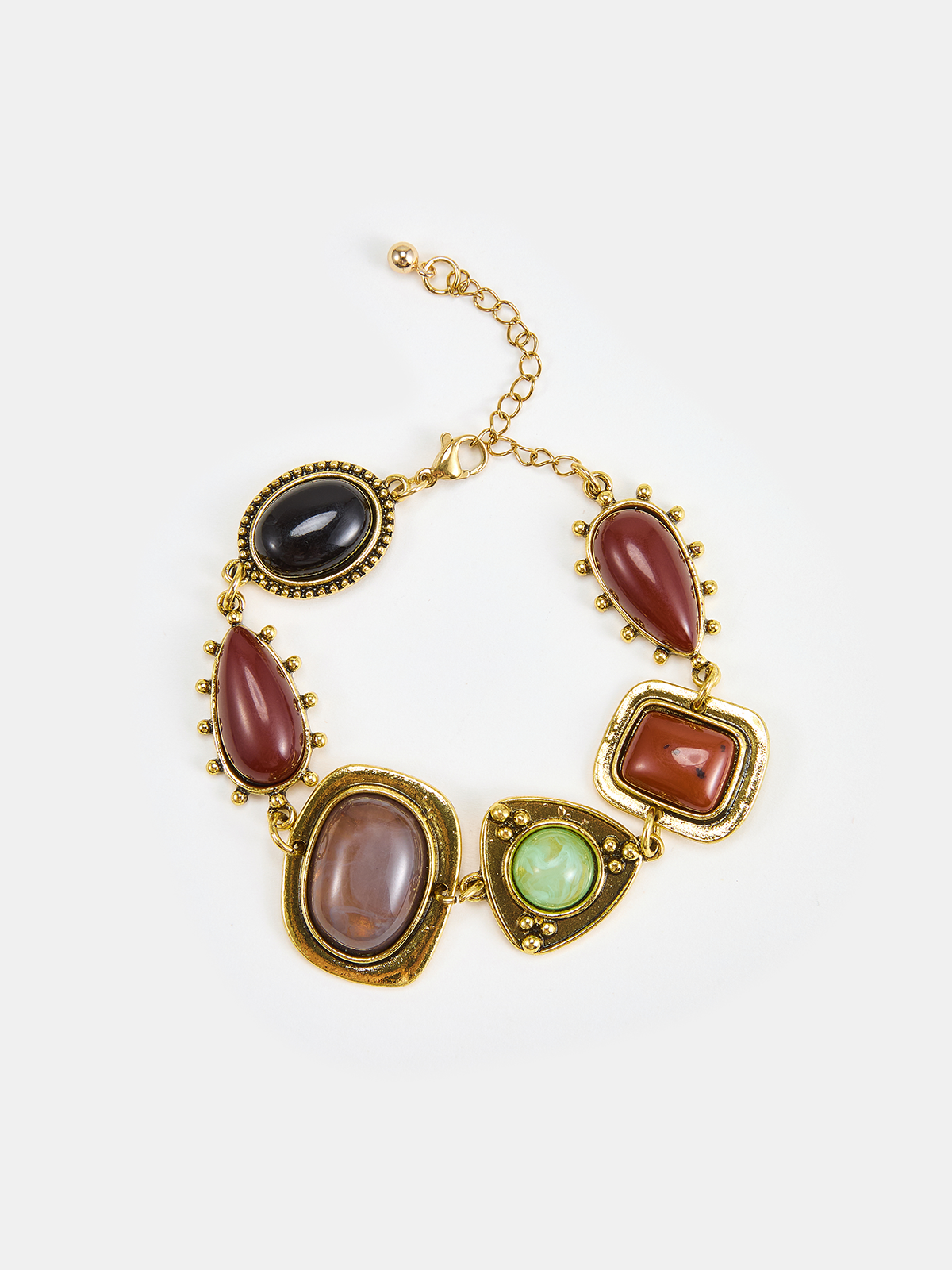 Vintage Statement Gemstone Bracelet with Elegant Design Elements