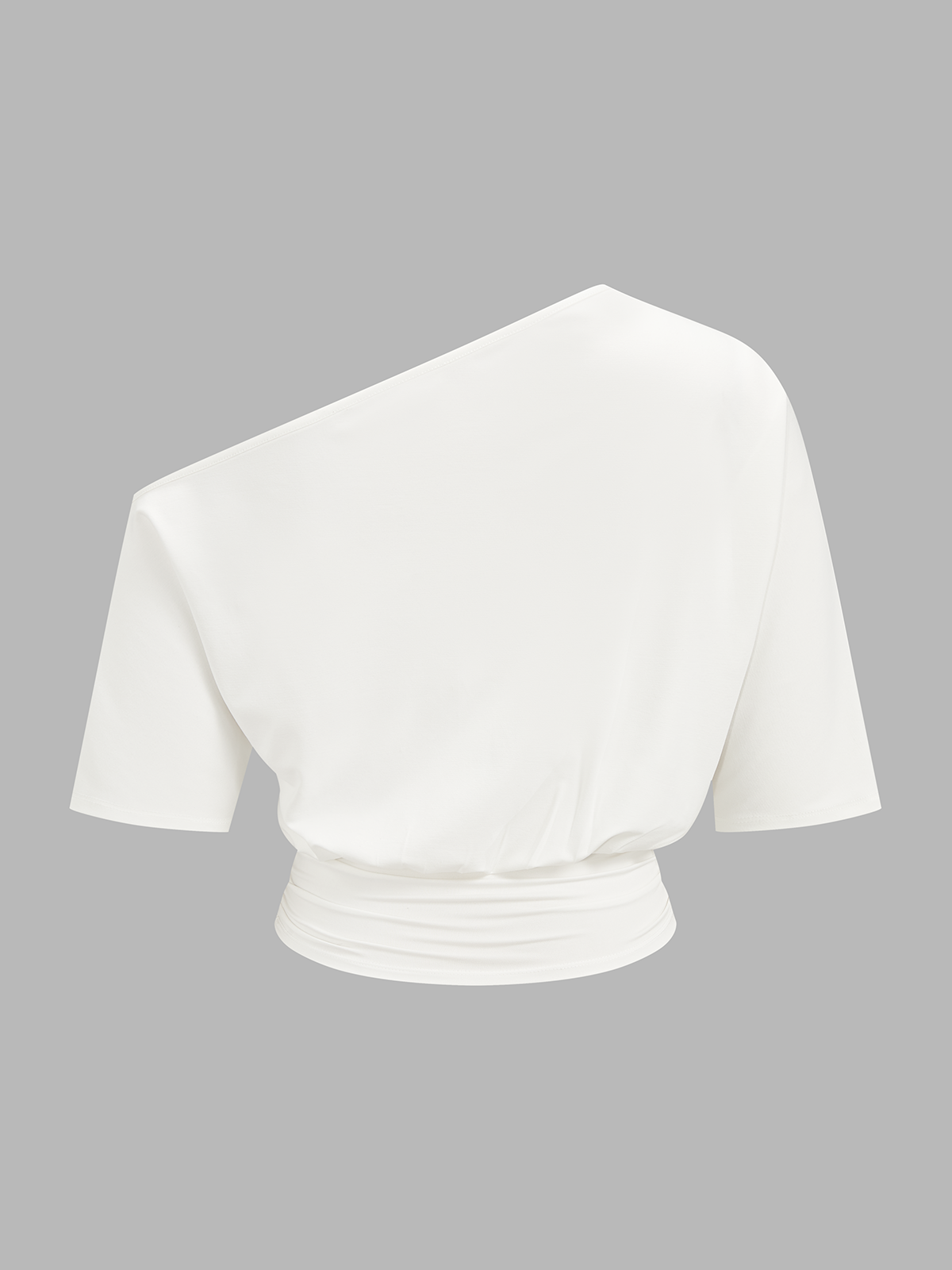 Off-Shoulder Cinched Waist Crop Top for Women, Summer Fashion Essential