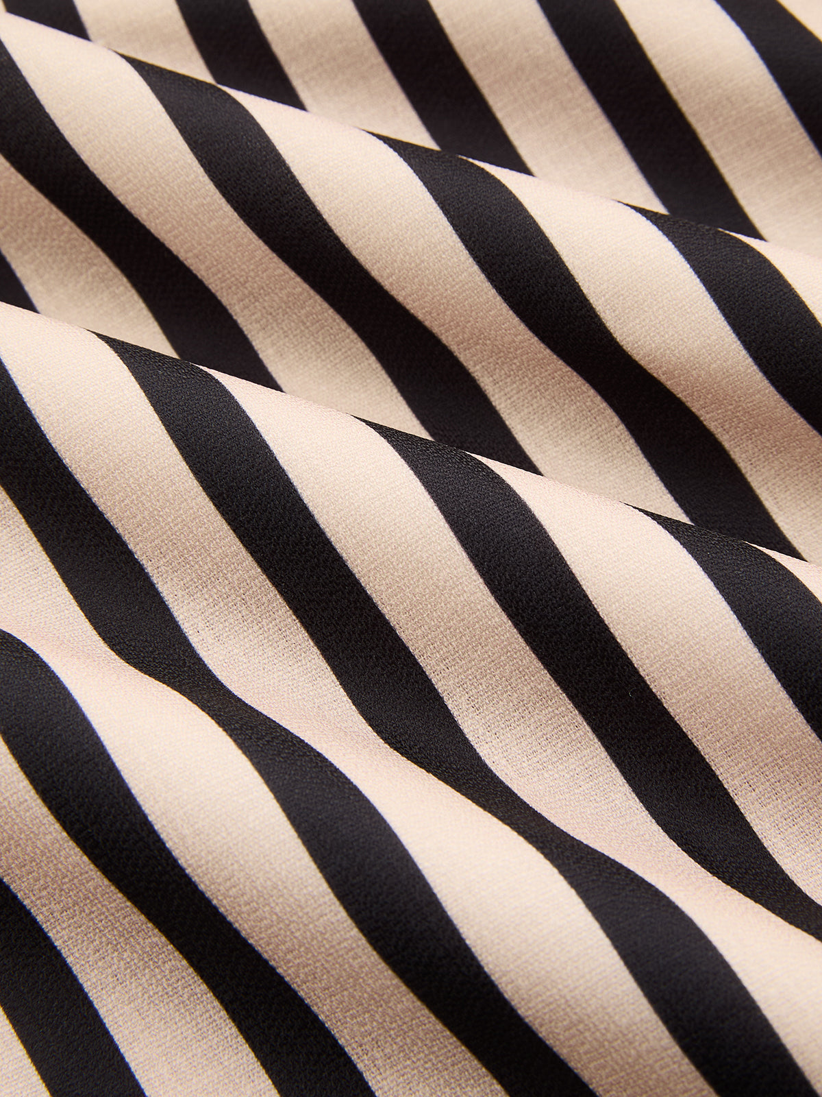 Striped Tie Shoulder V Neck Maxi Dress with Belted Waist