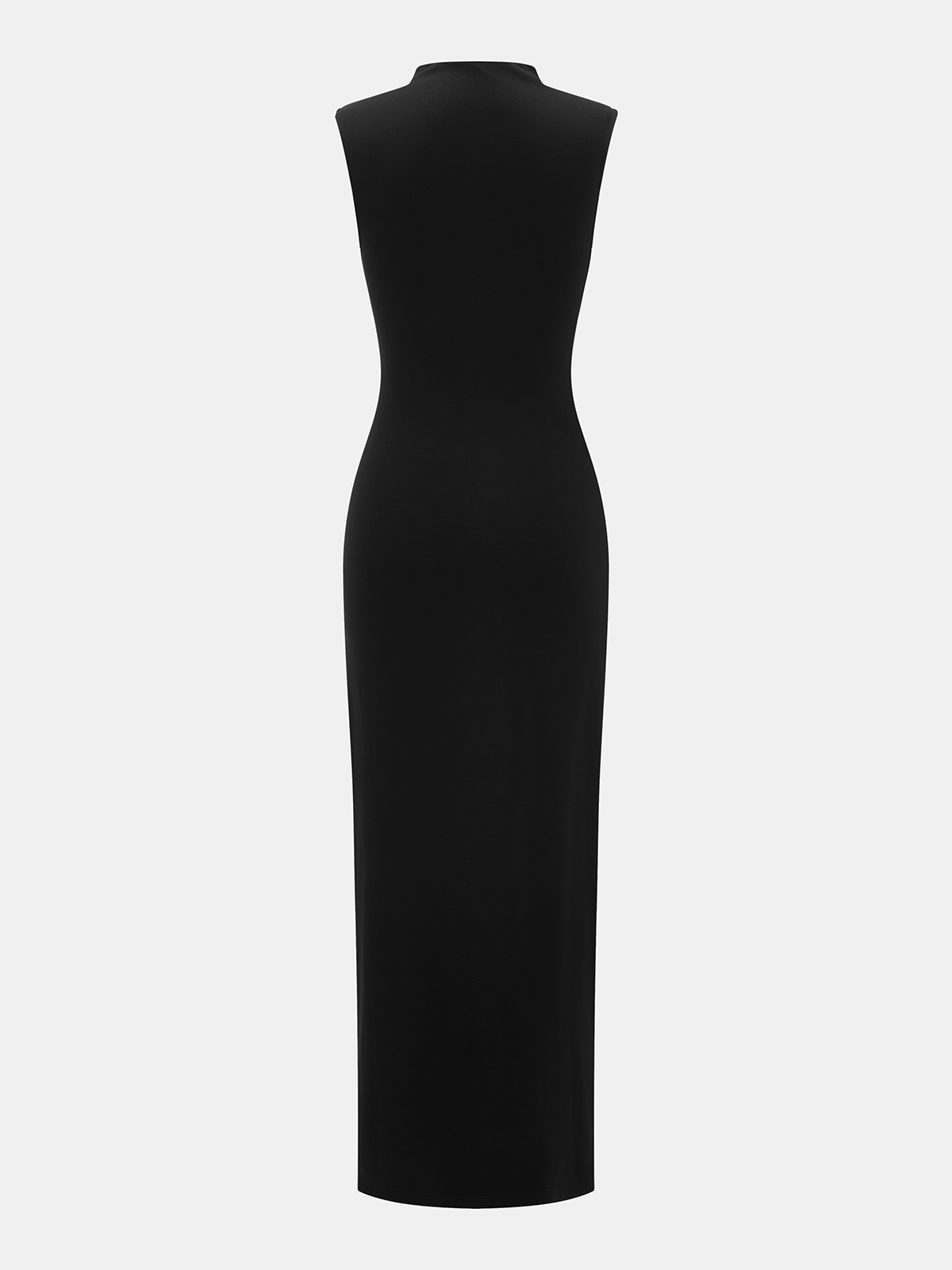 Sleeveless Ruched Keyhole Neck Maxi Dress for Women Perfect for Evening Events