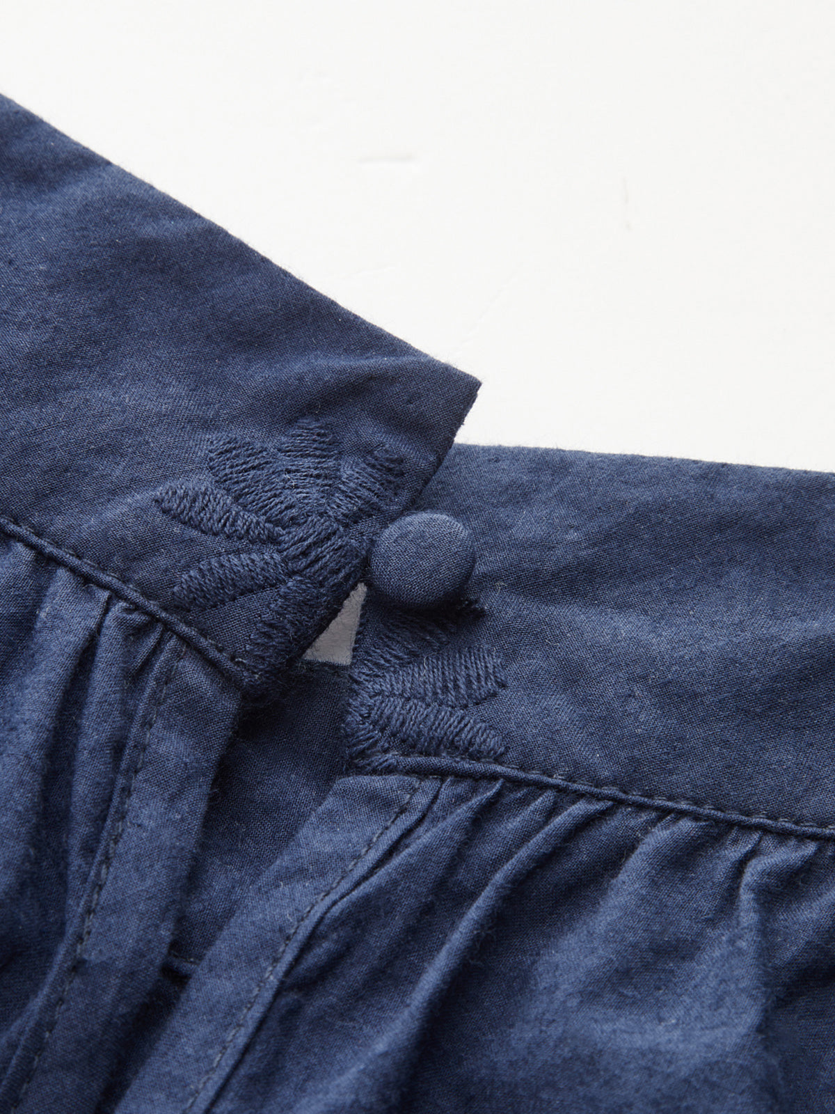 Eyelet Embroidery Top & Tie-Cuff Pants Set for Women Spring Collection