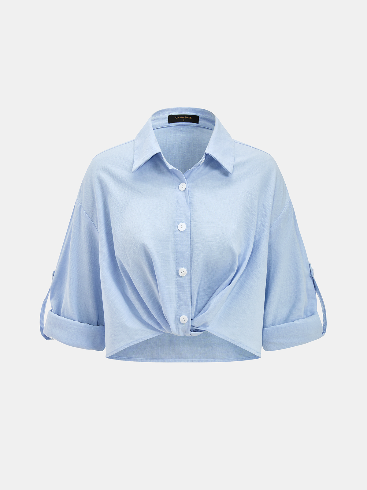Cotton Linen Shirt & Wide Leg Pants Set, Casual Comfort Summer Outfit