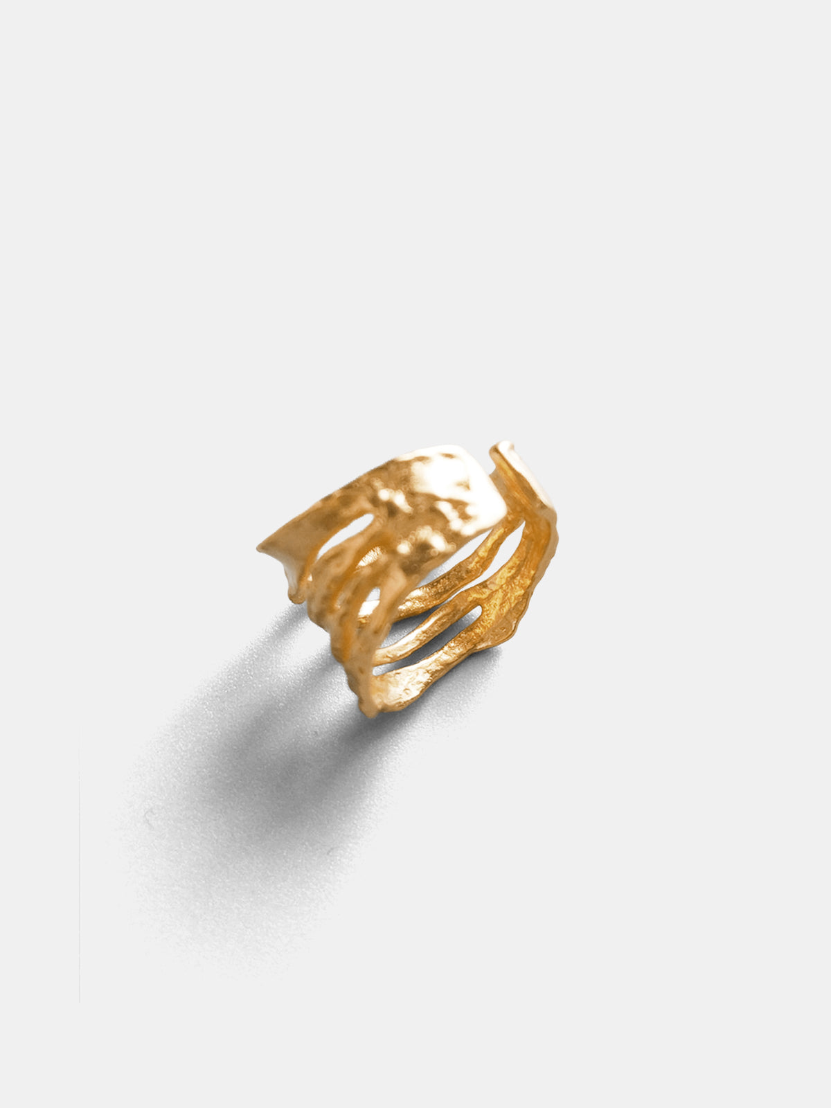 Irregular Multi Band Statement Ring Unique Eye-Catching Design Jewellery