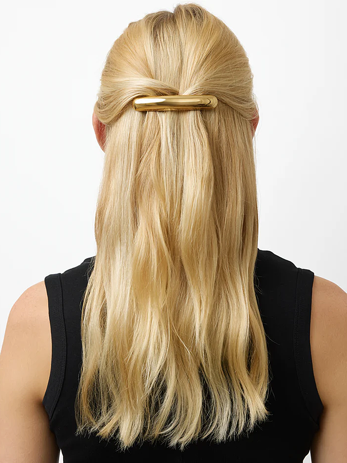 Minimalist Smooth Bar Hair Clip for Women Stylish Accessory