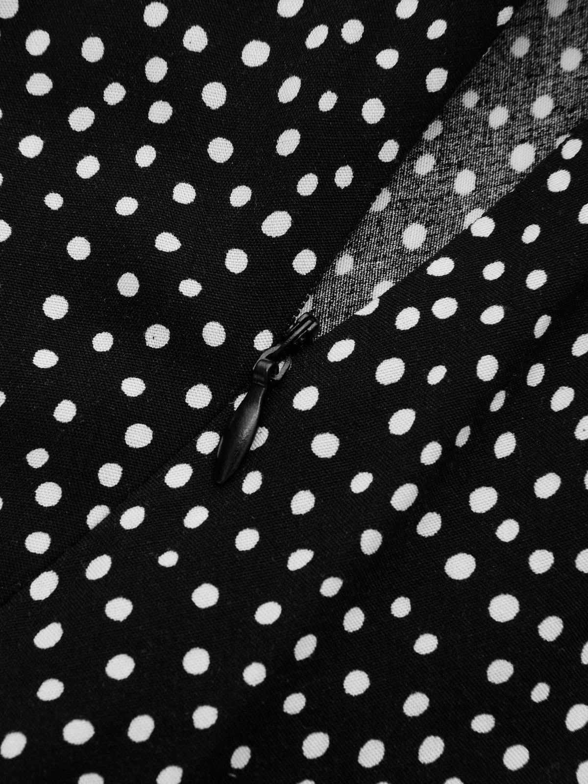 Polka Dot Lace V-Neck Midi Dress with Ruffle Sleeves and Belt