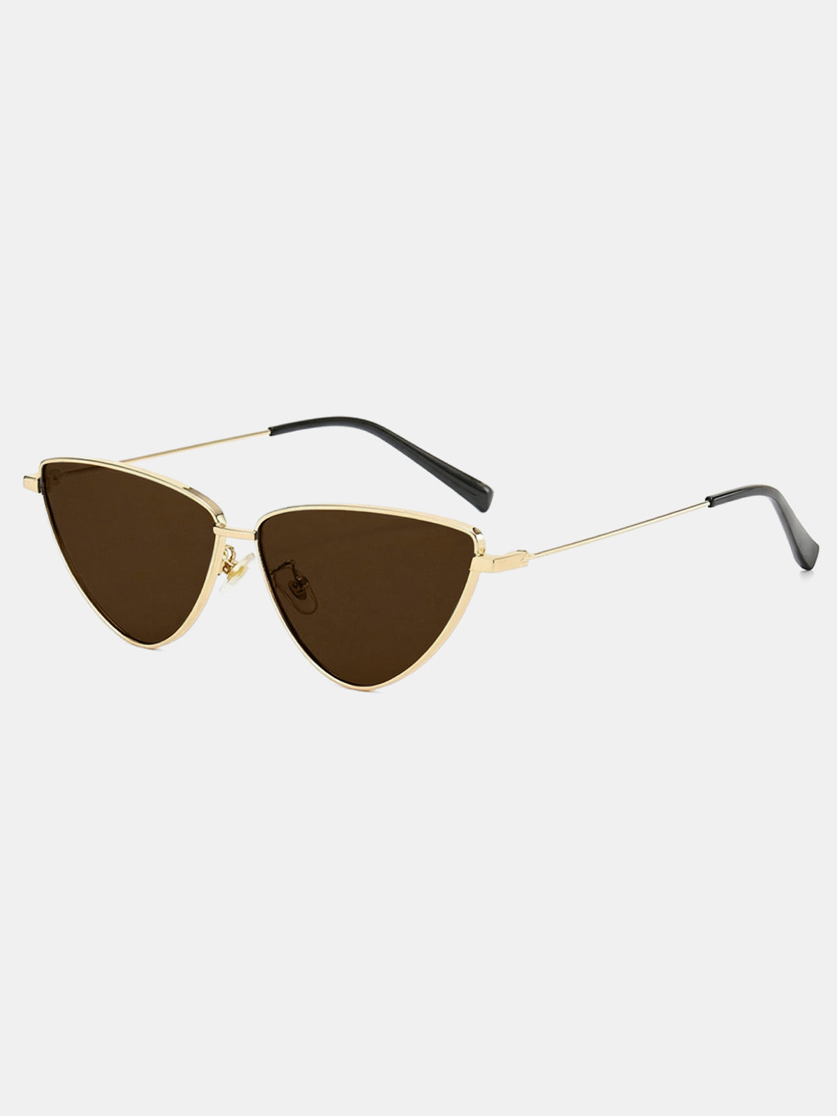 Cat Eye Metal Frame Sunglasses for Stylish UV Protection