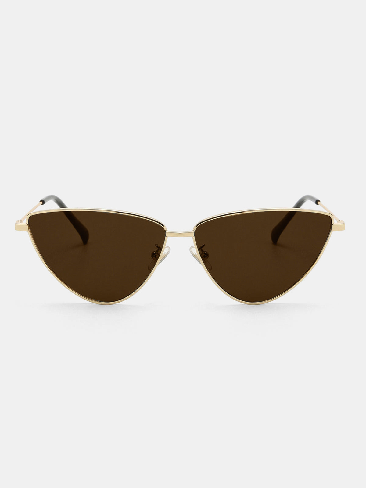 Cat Eye Metal Frame Sunglasses for Stylish UV Protection