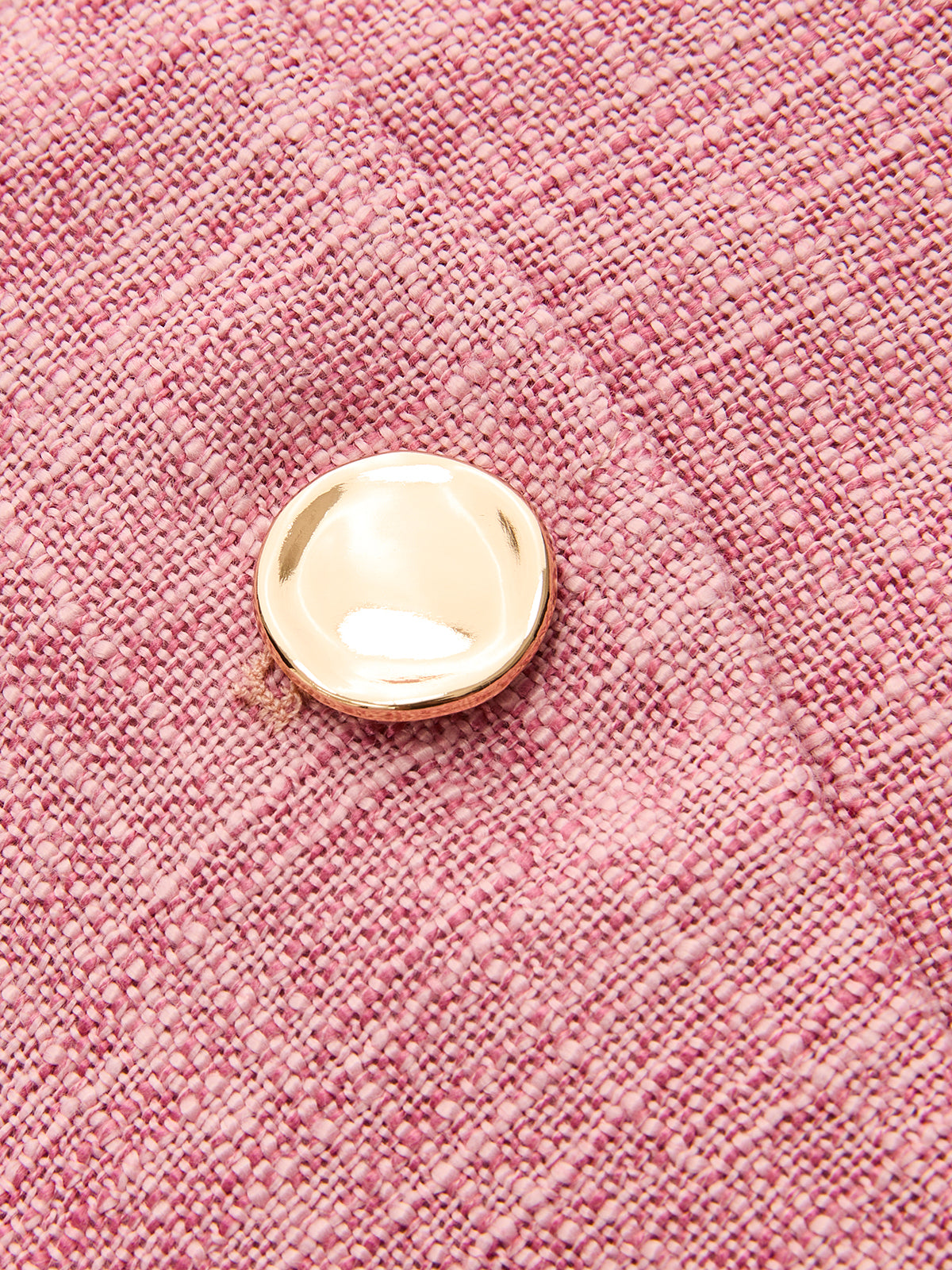 Halter Neck Metal Button Top & Shorts Set Trendy Summer Outfit