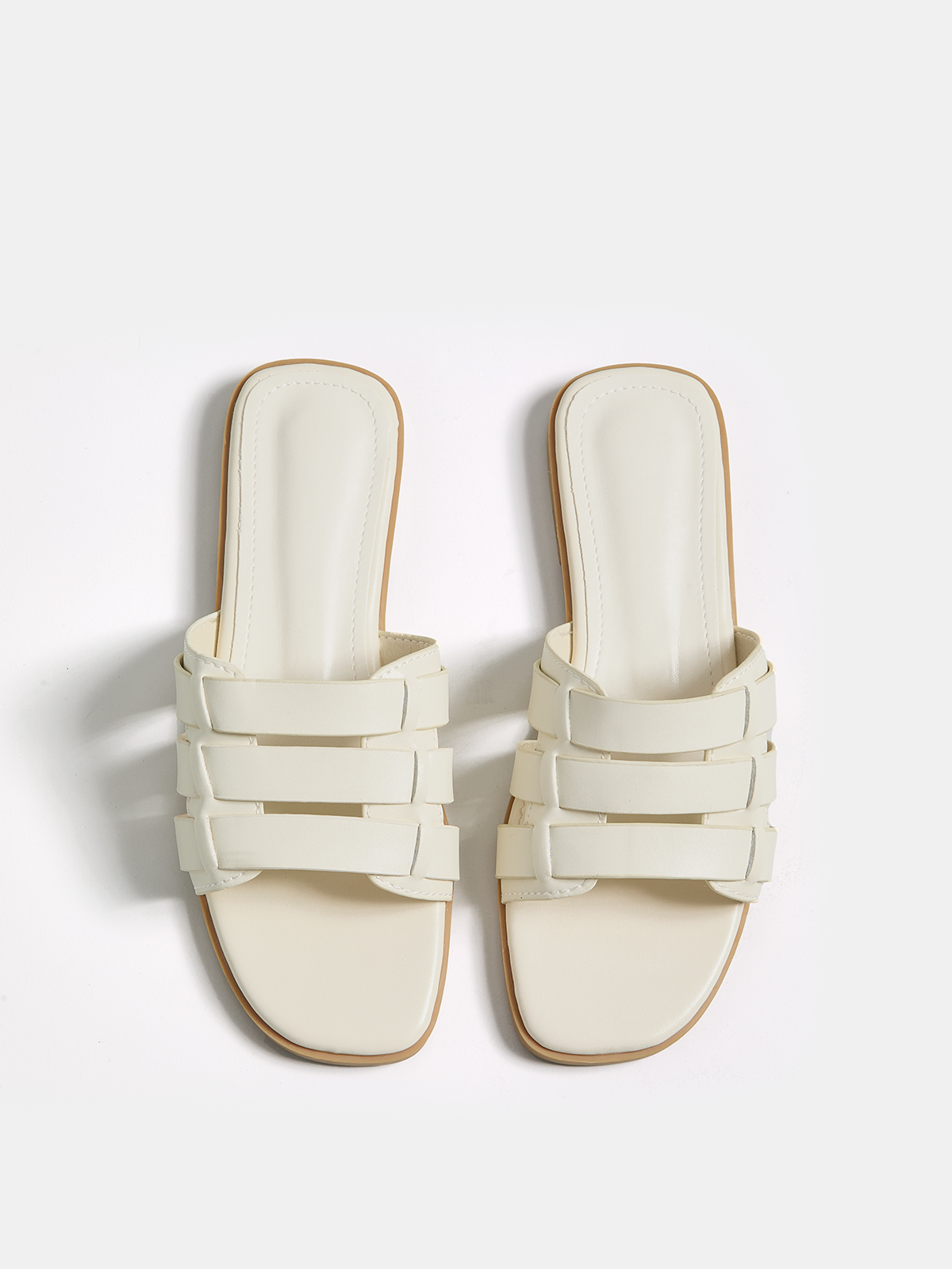 Casual Strappy Flat Slide Sandals Comfortable Summer Beach Wear