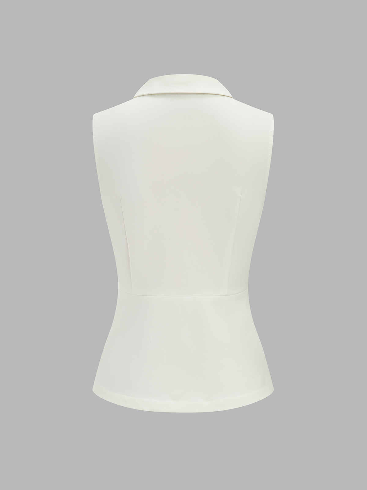 Collared Cotton Linen Vest & Pants Set for Casual Summer Wear