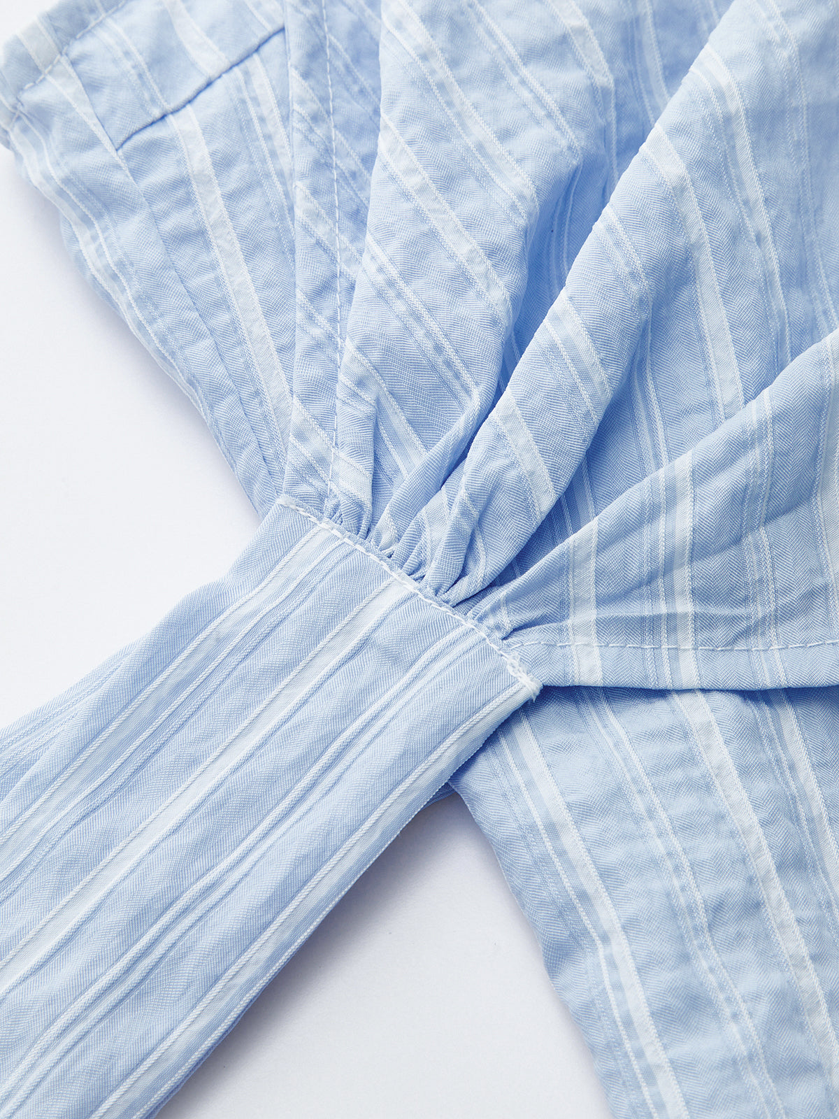 Striped Wrap Halter Tie-Waist Top Women's Casual Summer Blouse