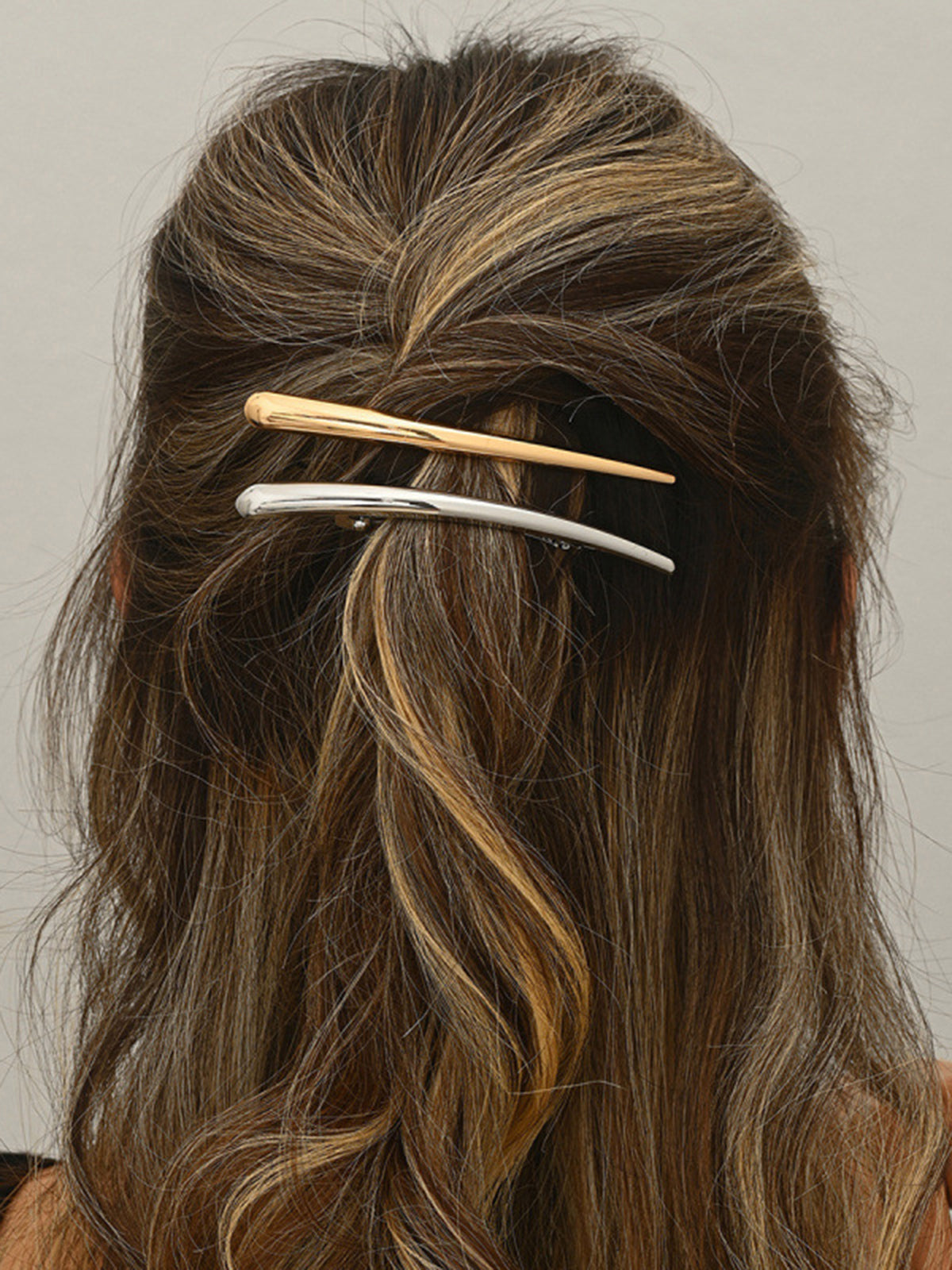 Minimalist Tapered Bar Hair Clip for Women Stylish Accessory