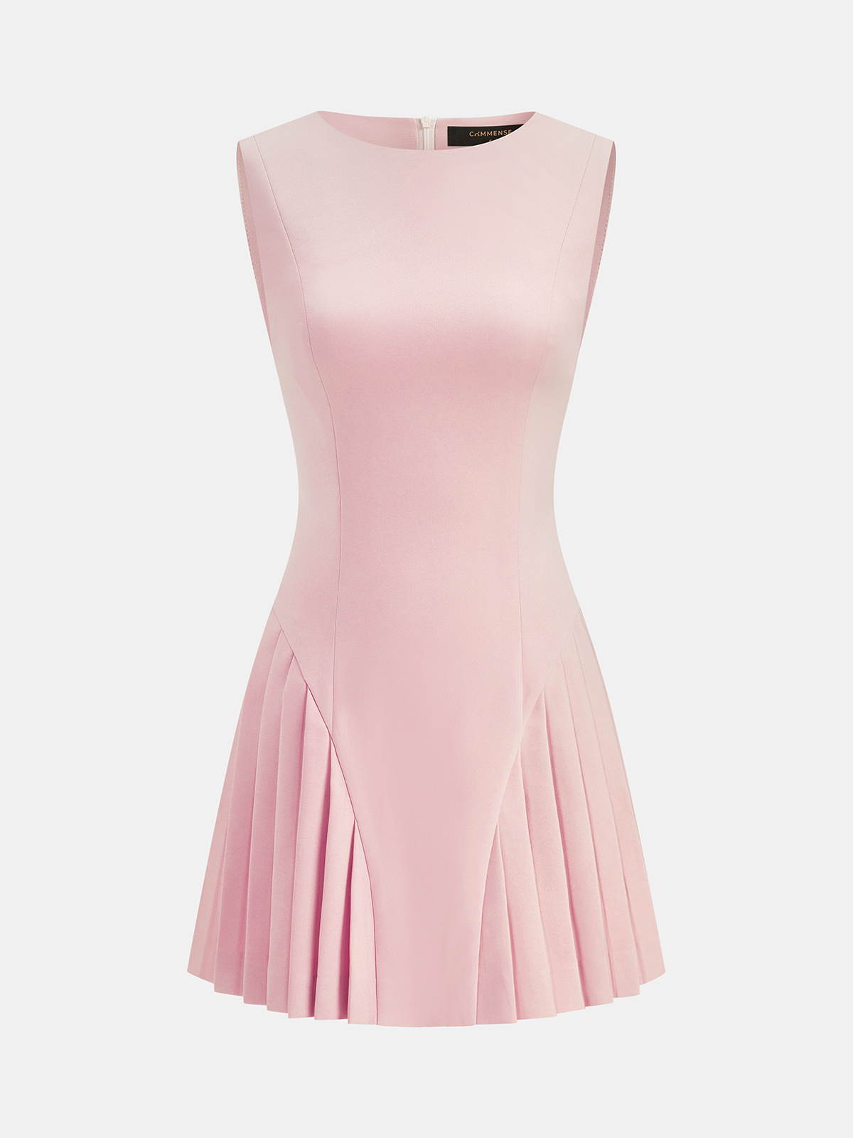 Sleeveless Pleated Mini Dress for Summer Parties and Casual Wear