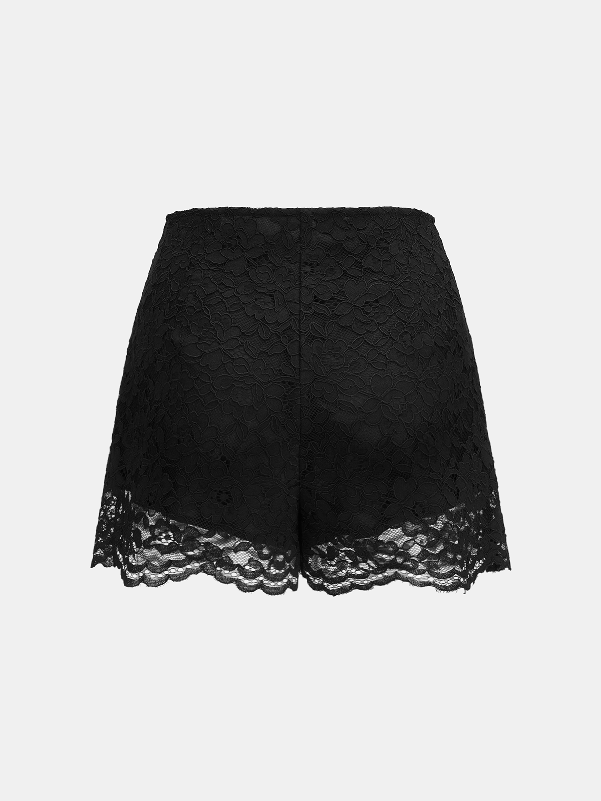 Floral Lace High-Waisted Shorts Comfortable Elegant Women's Fashion