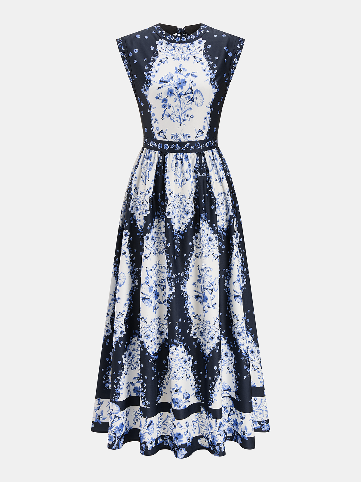 Backless Floral Print Maxi Dress for Summer Beachwear and Weddings