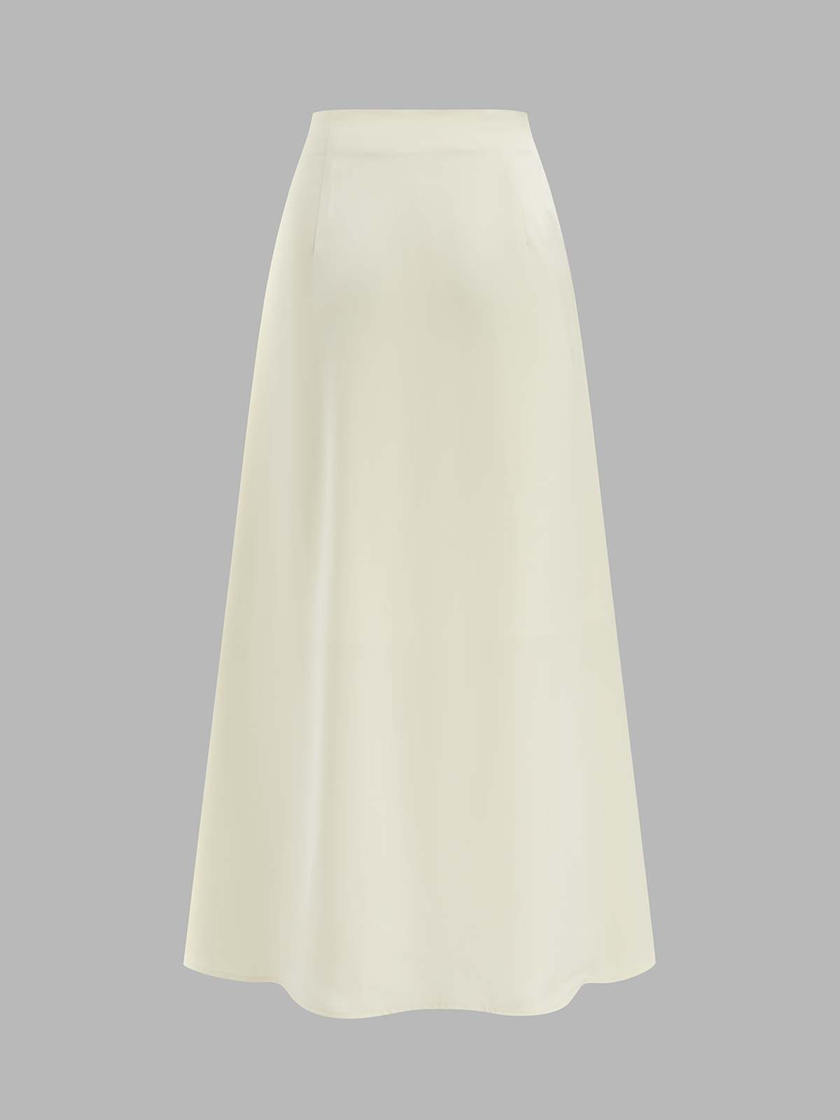 Lace Trim Satin Cowl Neck Top & Mermaid Skirt Set for Elegant Evenings