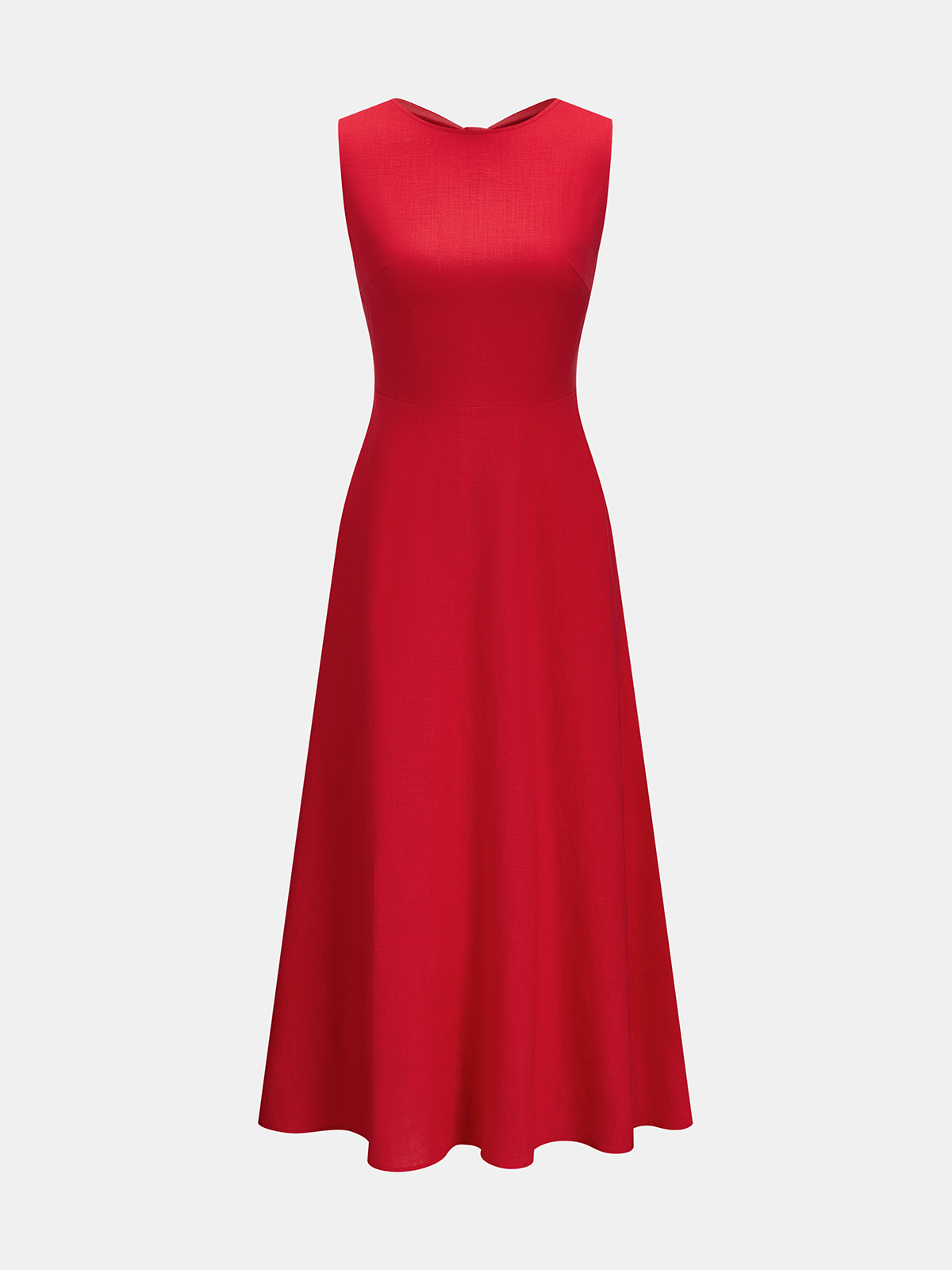Sleeveless Linen Blend Maxi Dress for Summer Comfort