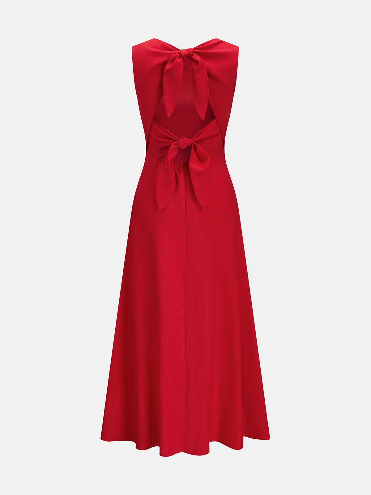 Sleeveless Linen Blend Maxi Dress for Summer Comfort