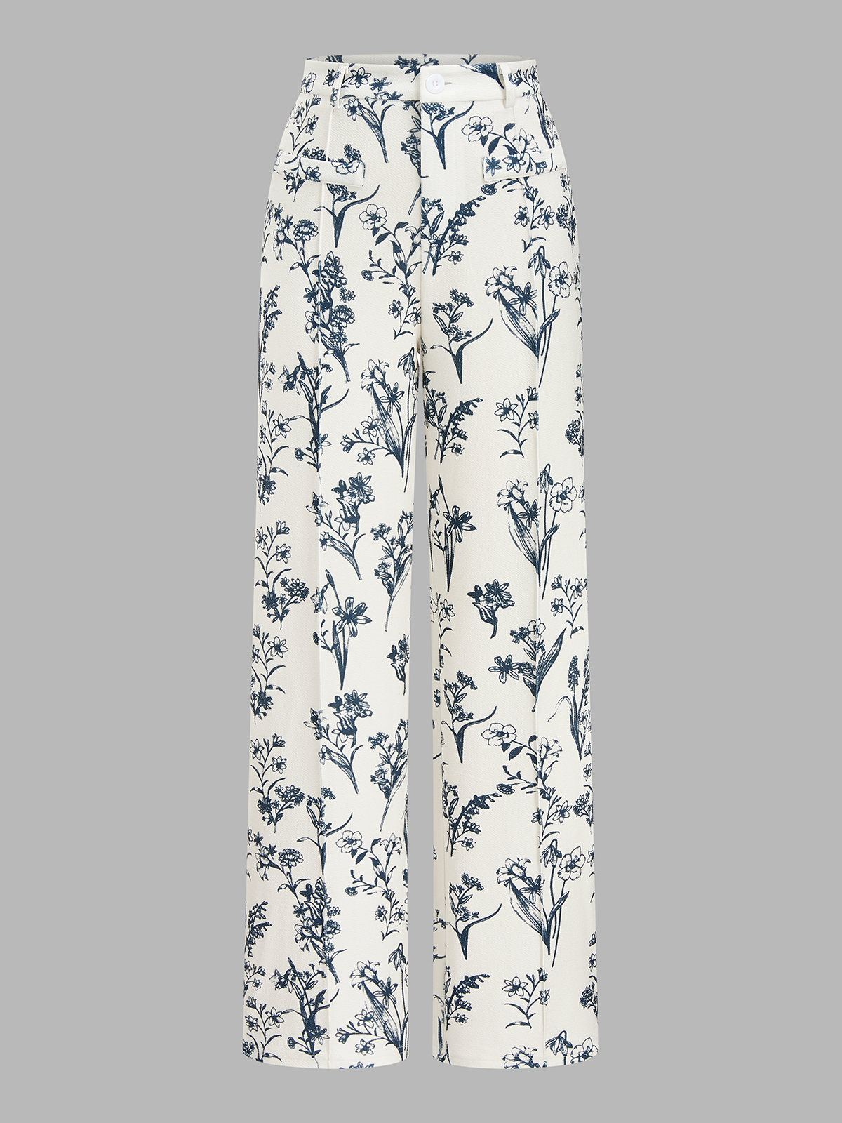 Floral Print Crop Cami Top & Wide Leg Pants Set for Women Summer Casual