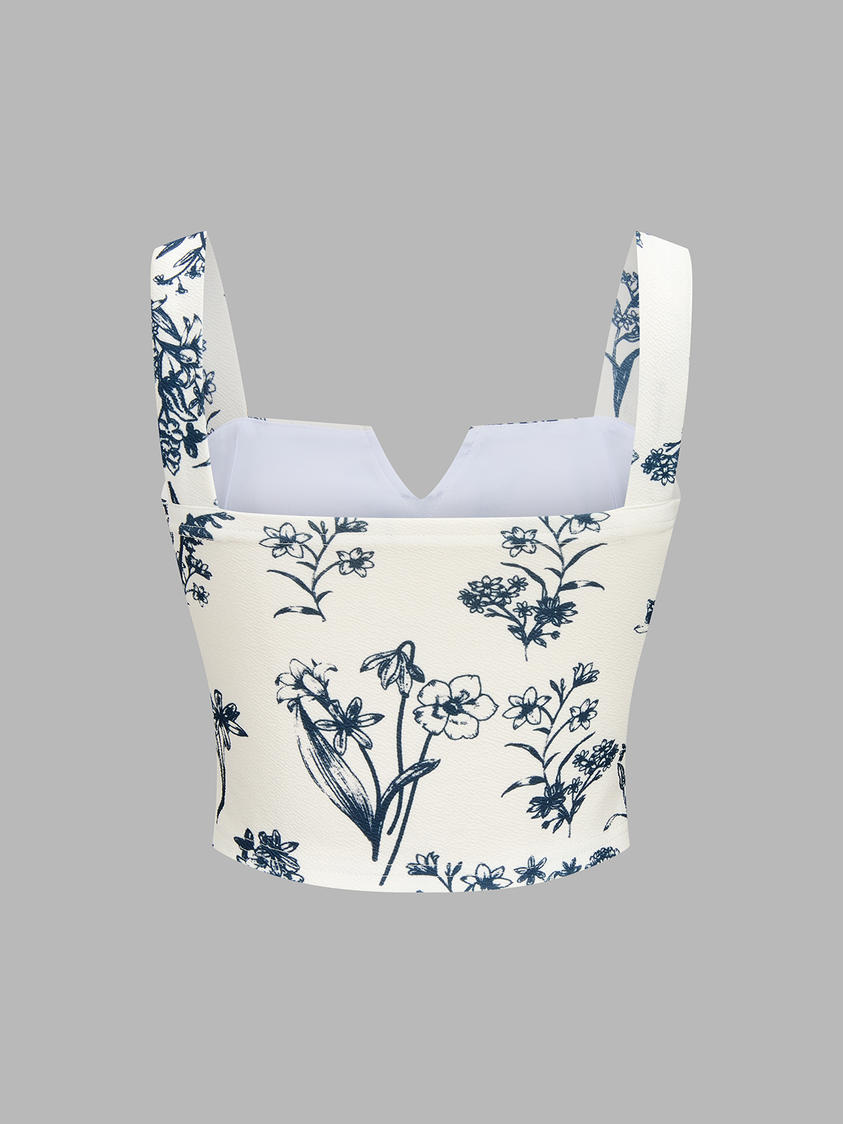 Floral Print Crop Cami Top & Wide Leg Pants Set for Women Summer Casual