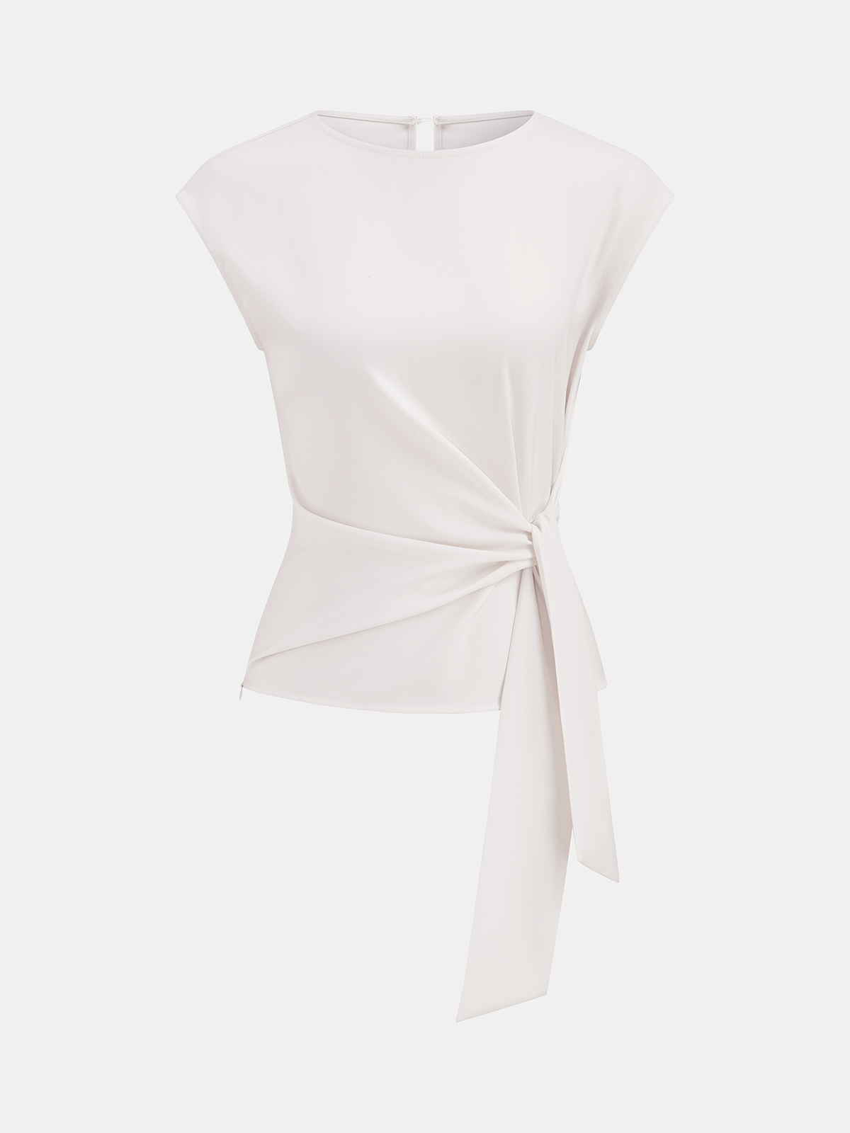 Tie Waist Sleeveless Top & Wide Leg Pants Set Women's Casual Summer Outfit