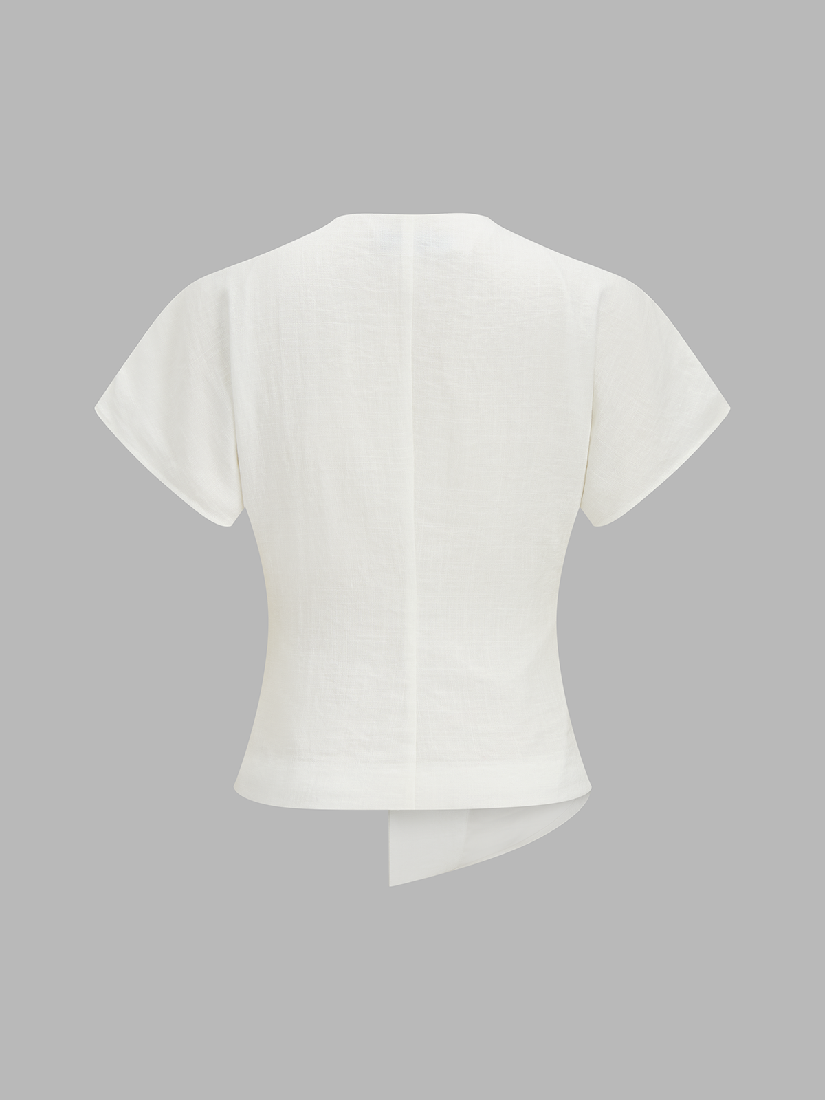 Irregular Hem Short Sleeve Top & Comfortable Pants Set for Women
