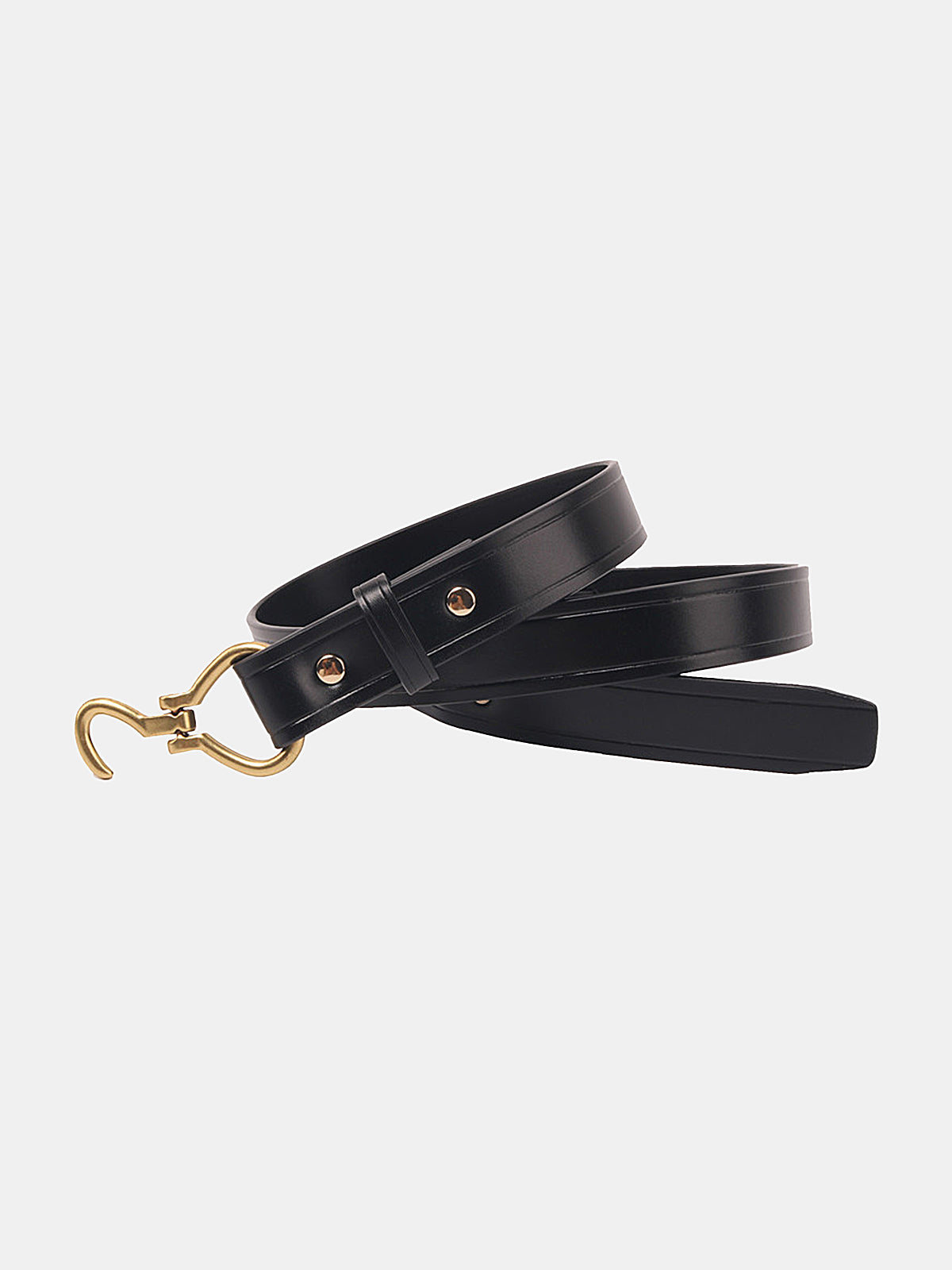 Minimalist Hook Buckle Belt for Casual and Formal Wear